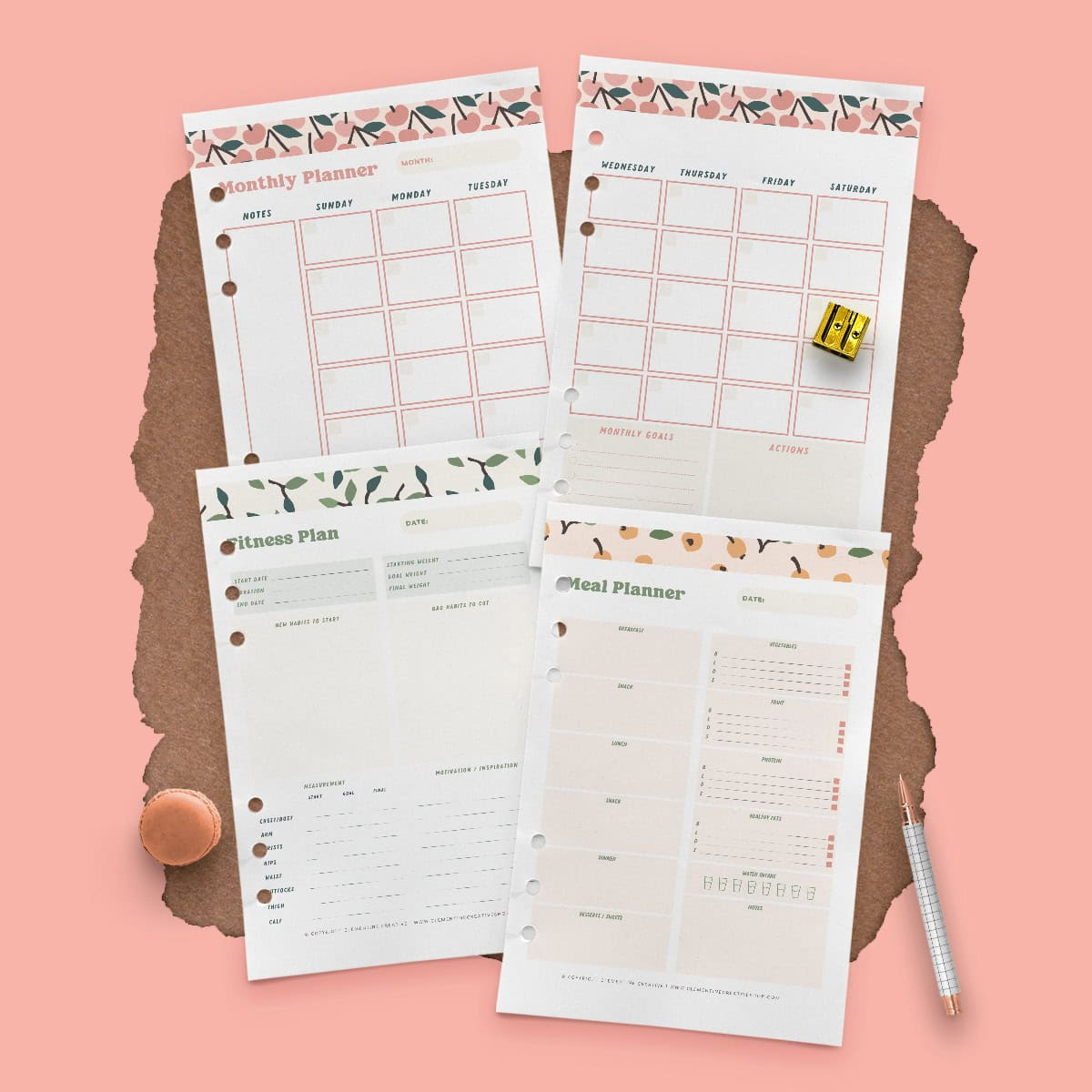 Cute Free Printable Life Planner Pdf To Organize Your Life in Life Planner Printables Free