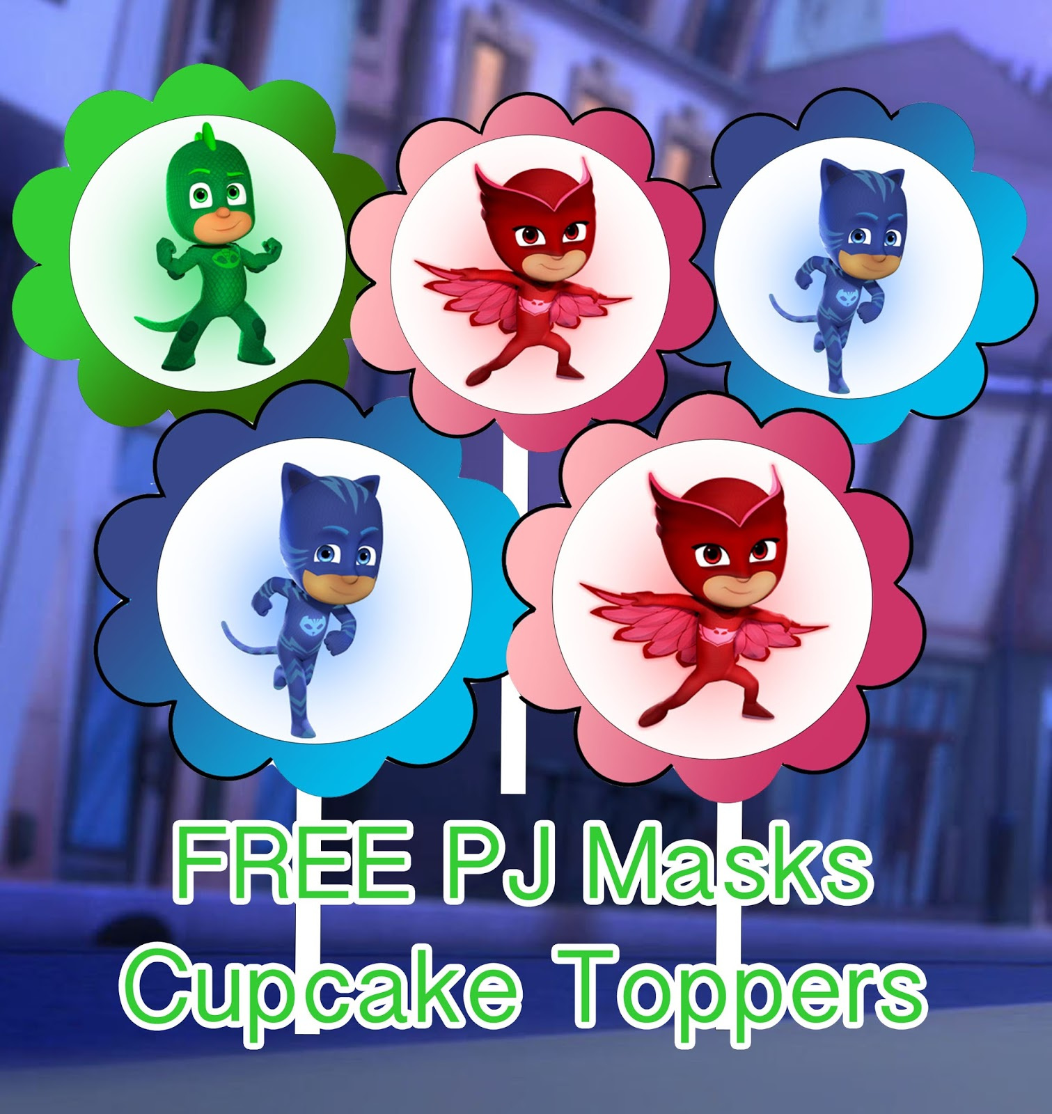 Daisy Celebrates: Pj Masks Birthday Party Printable Files in Pj Mask Printables Free