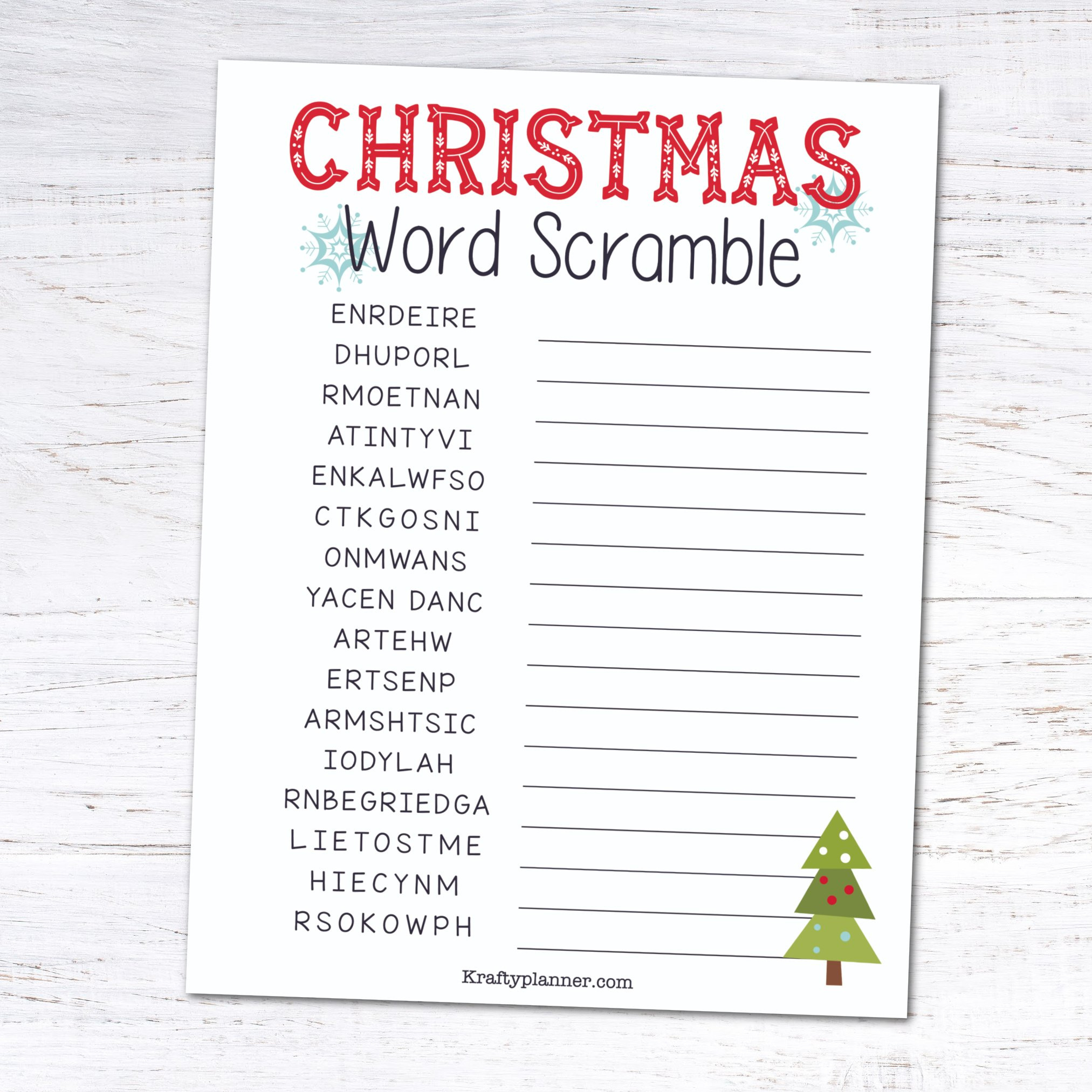 Day 10: Christmas Word Scramble {12 Days Of Free Christmas pertaining to Free Christmas Word Scramble Printable