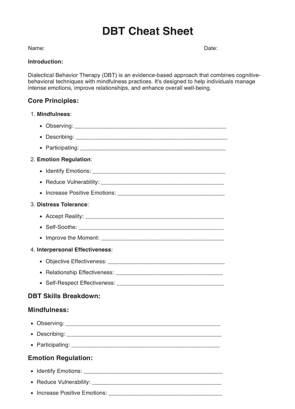 Dbt Cheat Sheet &amp;amp; Example | Free Pdf Download inside Printable Dbt Skills Cheat Sheet Free