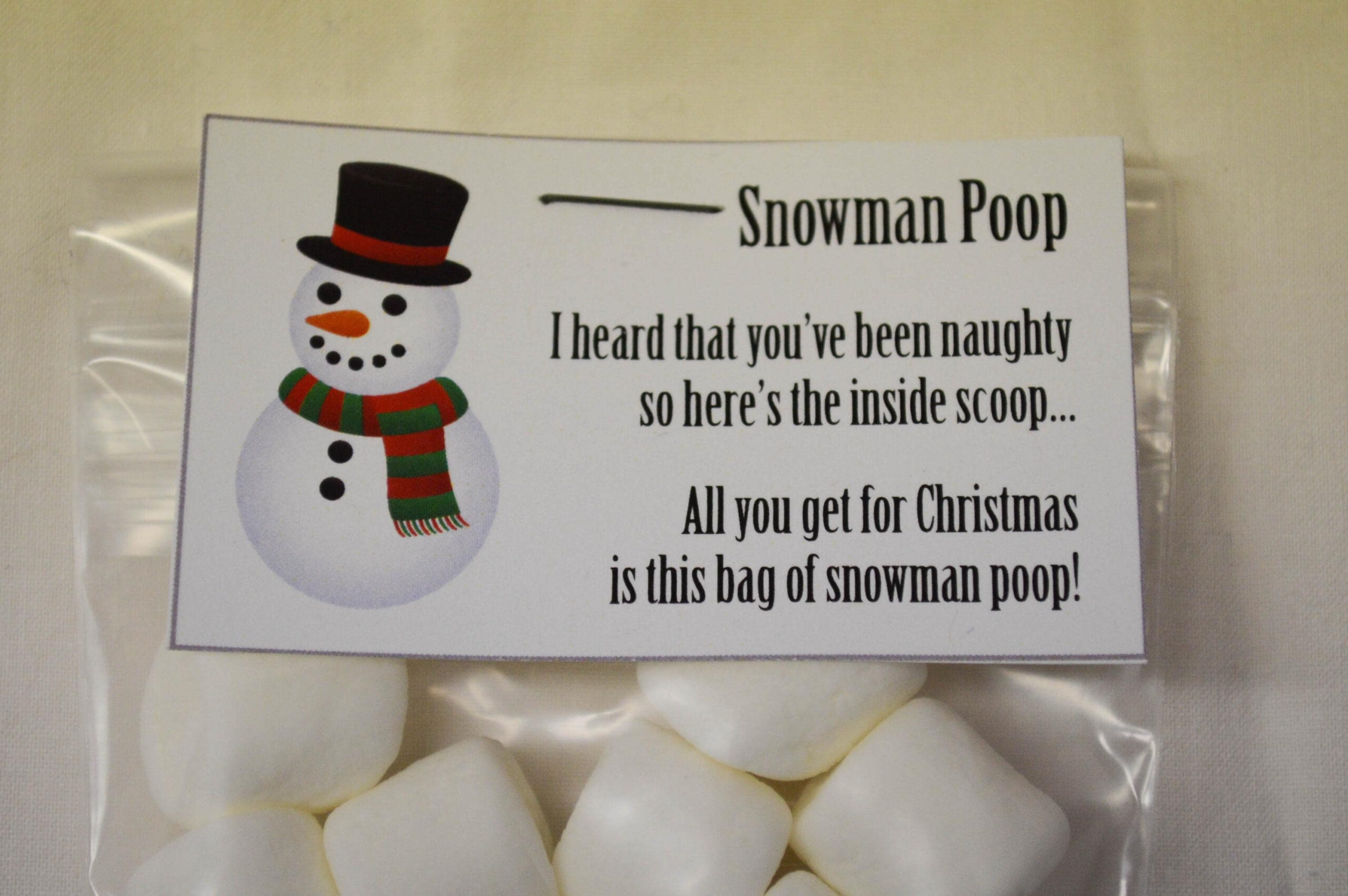 Digital Version Snowman Poop Poem Tag Download/Printable Pdf - Etsy throughout Snowman Poop Poem Printable Free