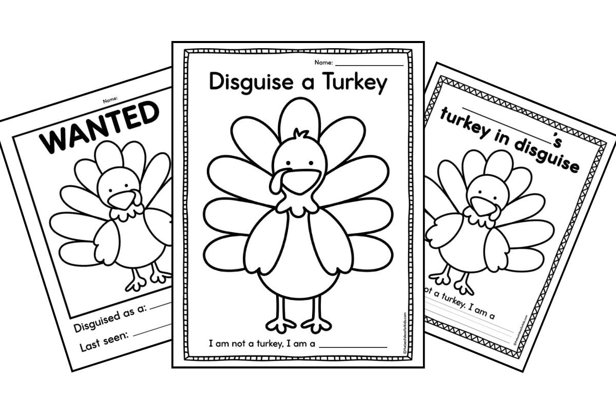 Disguise A Turkey Template (Free Printables) - The Best Ideas For Kids for Turkey Disguise Project Free Printable