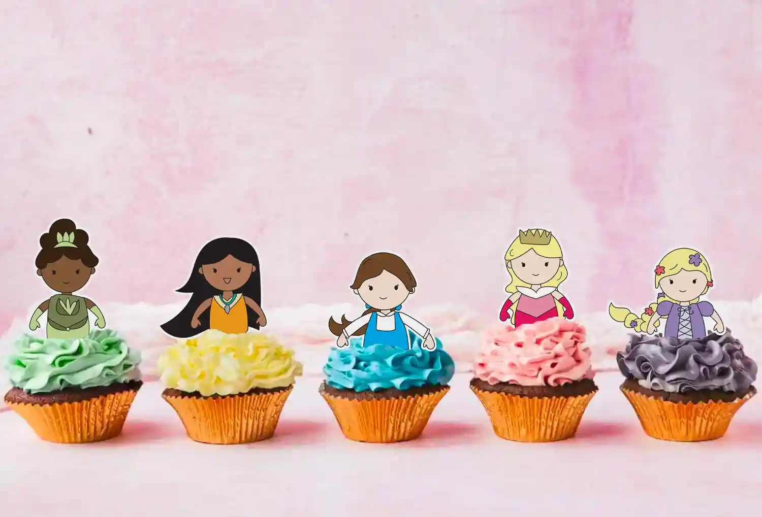 Disney Princess Cupcake Toppers - The Aloha Hut with regard to Half Body Disney Princess Cupcake Toppers Free Printable