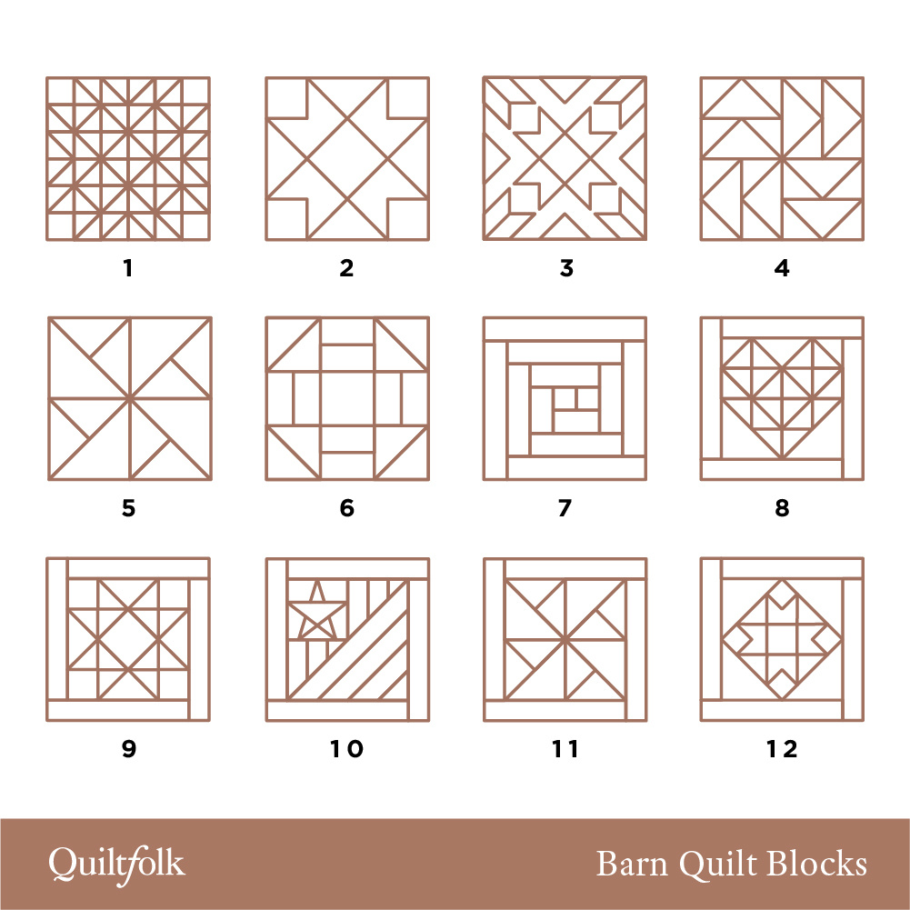 Diy Barn Quilt - Quiltfolk inside Free Printable Barn Quilt Templates