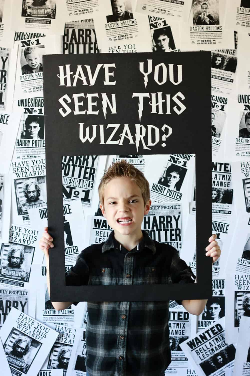 Diy Harry Potter Photo Booth - One Sweet Appetite regarding Harry Potter Photo Booth Props Free Printable