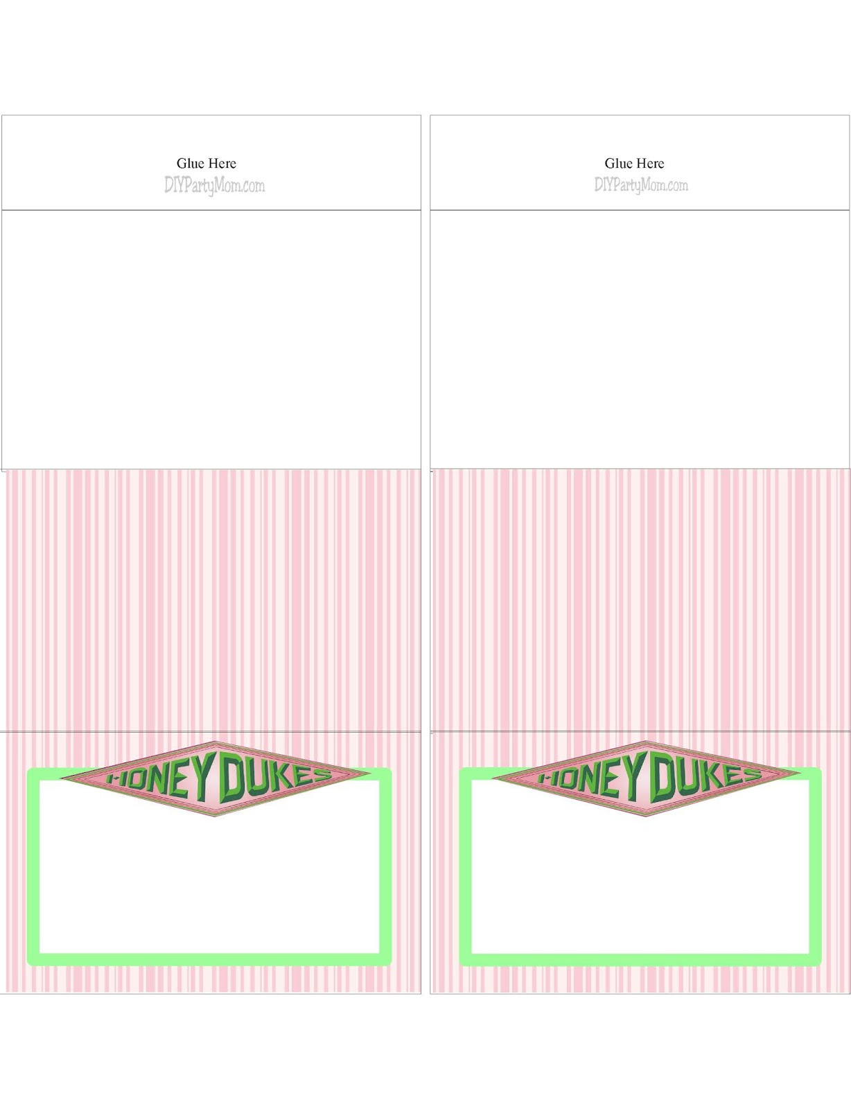 Diy Party Mom: Honeydukes Table Cards For Your Harry Potter Party regarding Honeydukes Labels Free Printable