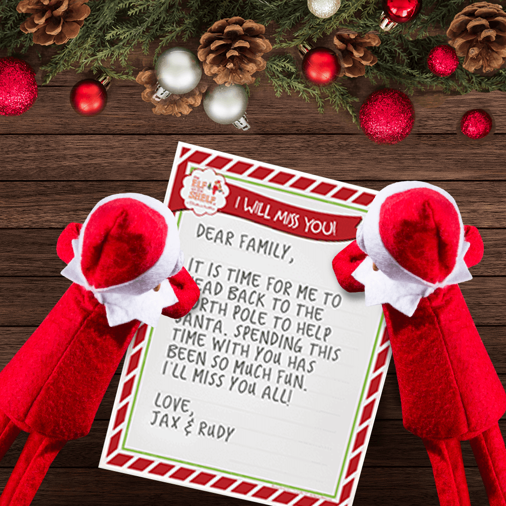 Download A Free, Printable Letter From Your Elf | The Elf On The Shelf intended for Free Printable Elf On The Shelf Goodbye Letter