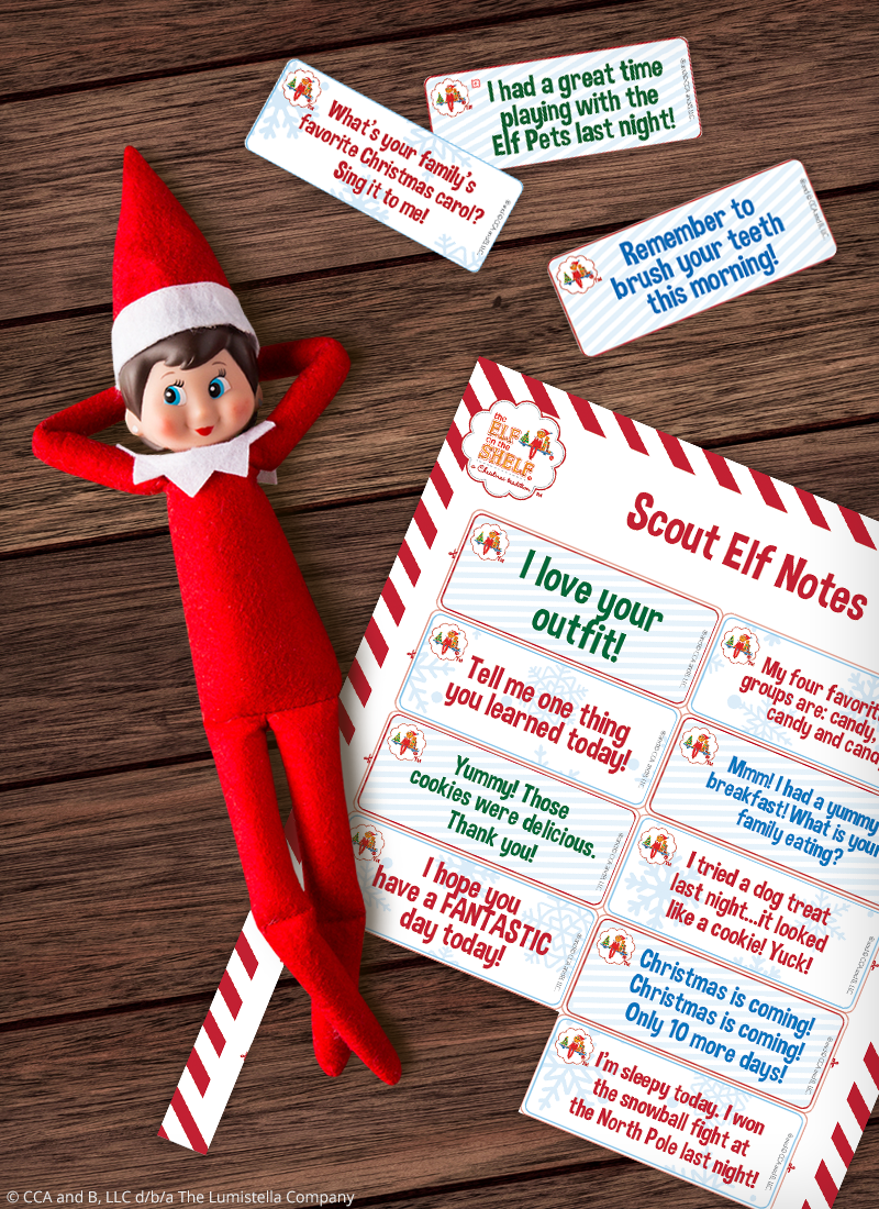 Download Free Printable Elf On The Shelf Notes | The Elf On The Shelf for Elf on the Shelf Free Printables