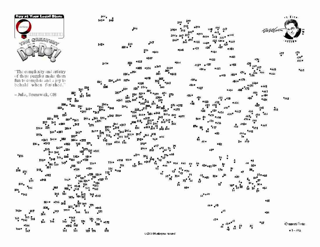 Downloadable Dot-To-Dot Puzzles within Free Dot To Dot Printables 1-500