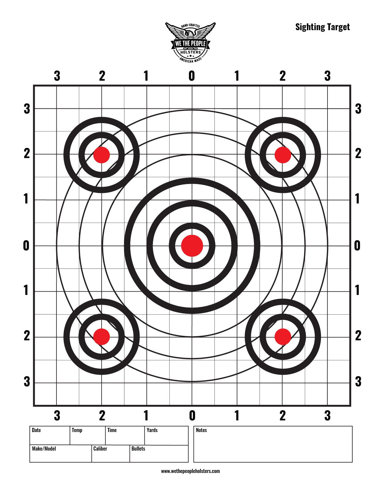 Downloadable Targets | Free Shooting Targets | Printable Targets for Free Rifle Targets Printable