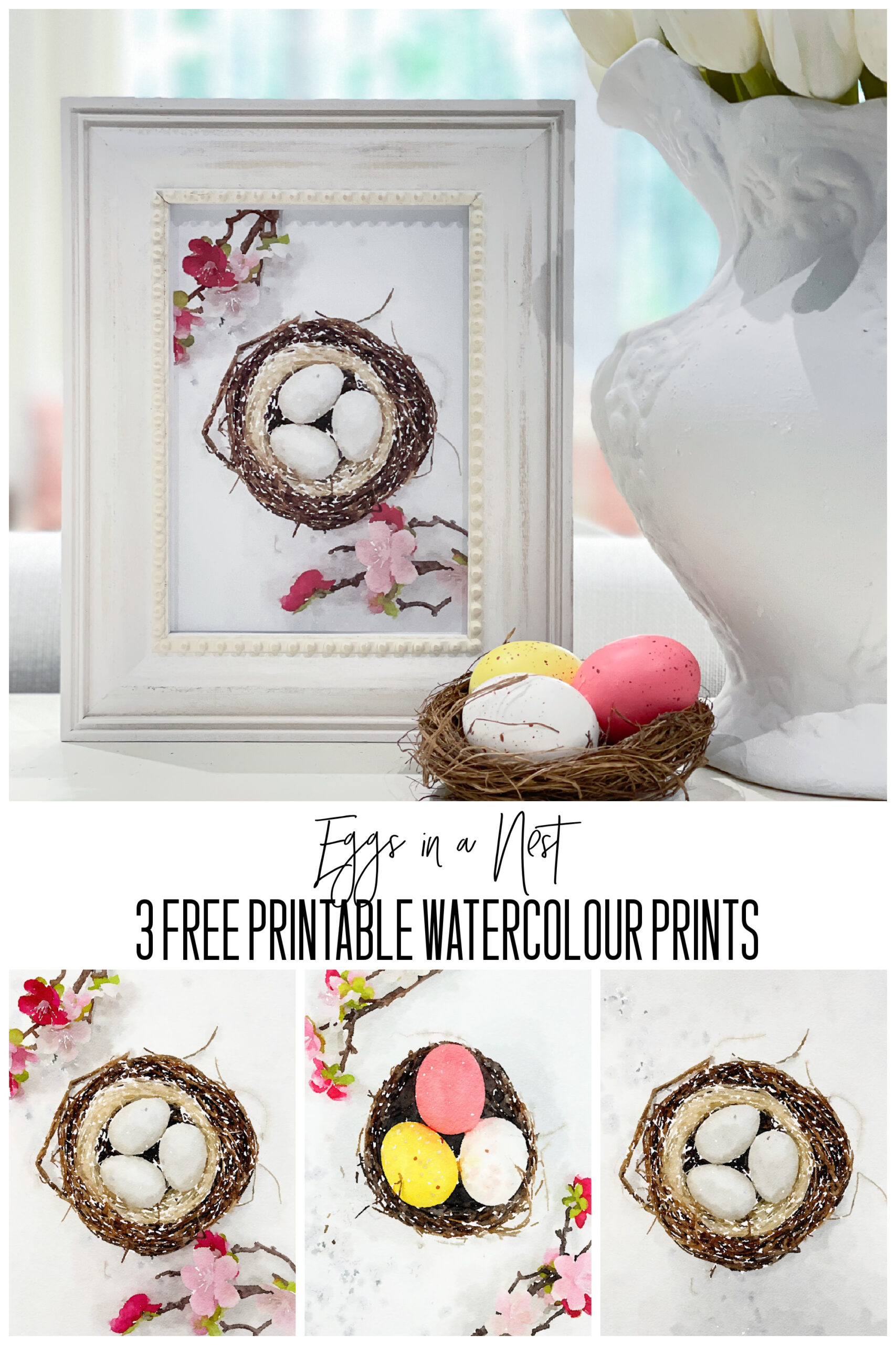 Easter Egg Printable | The Happy Housie regarding Free Printable Easter Decor