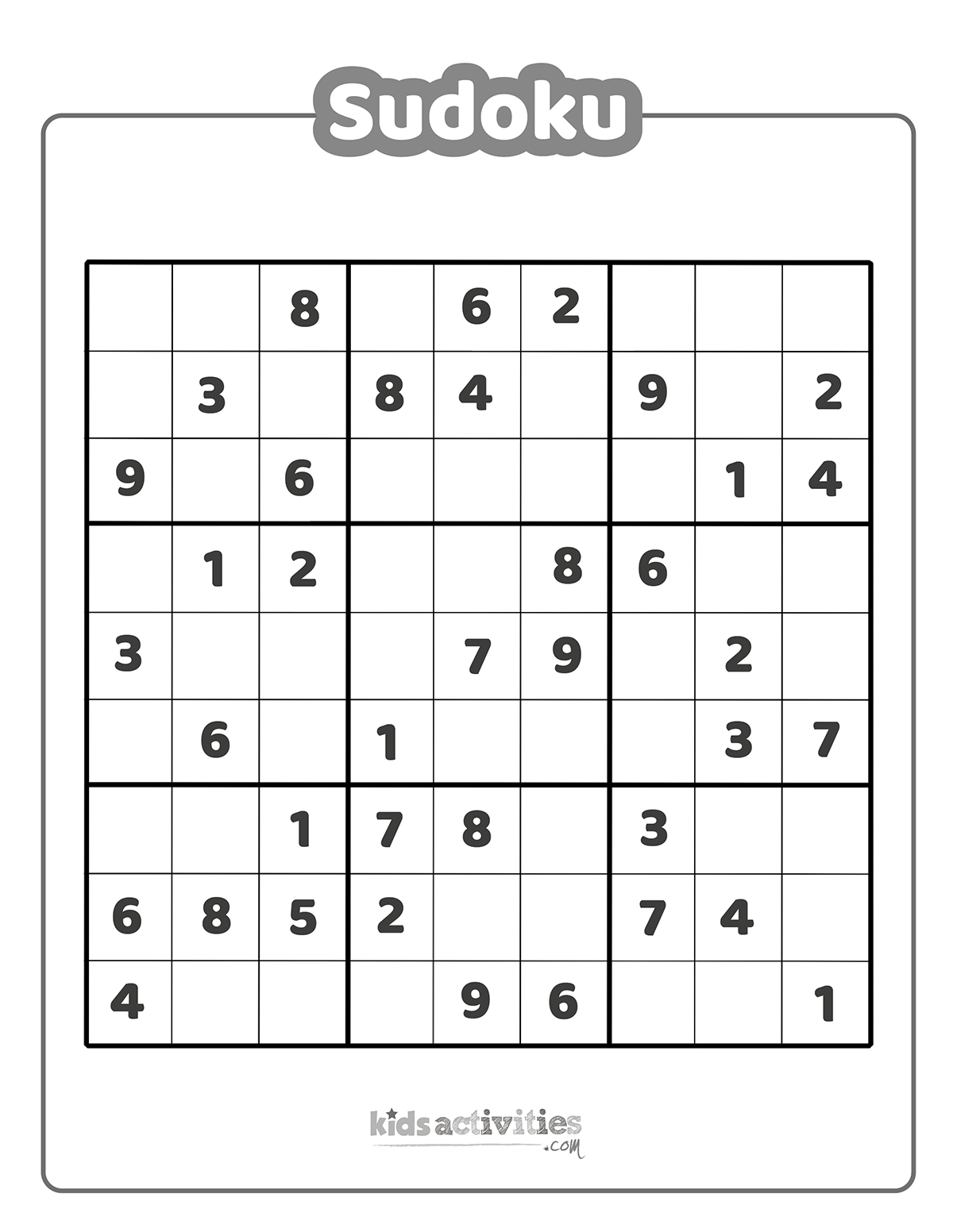 Easy And Hard Sudoku Printables Kids Activities Blog with Free Printable Sudoku Puzzles