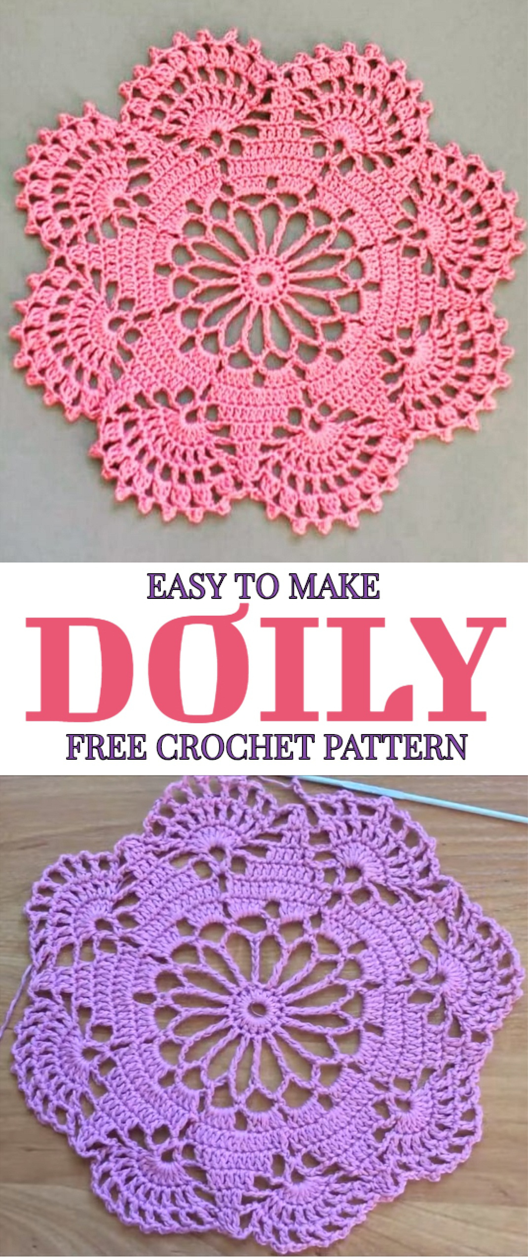 Easy To Make Doily Free Crochet Pattern - Yarn &amp;amp; Hooks within Free Printable Crochet Doily Patterns