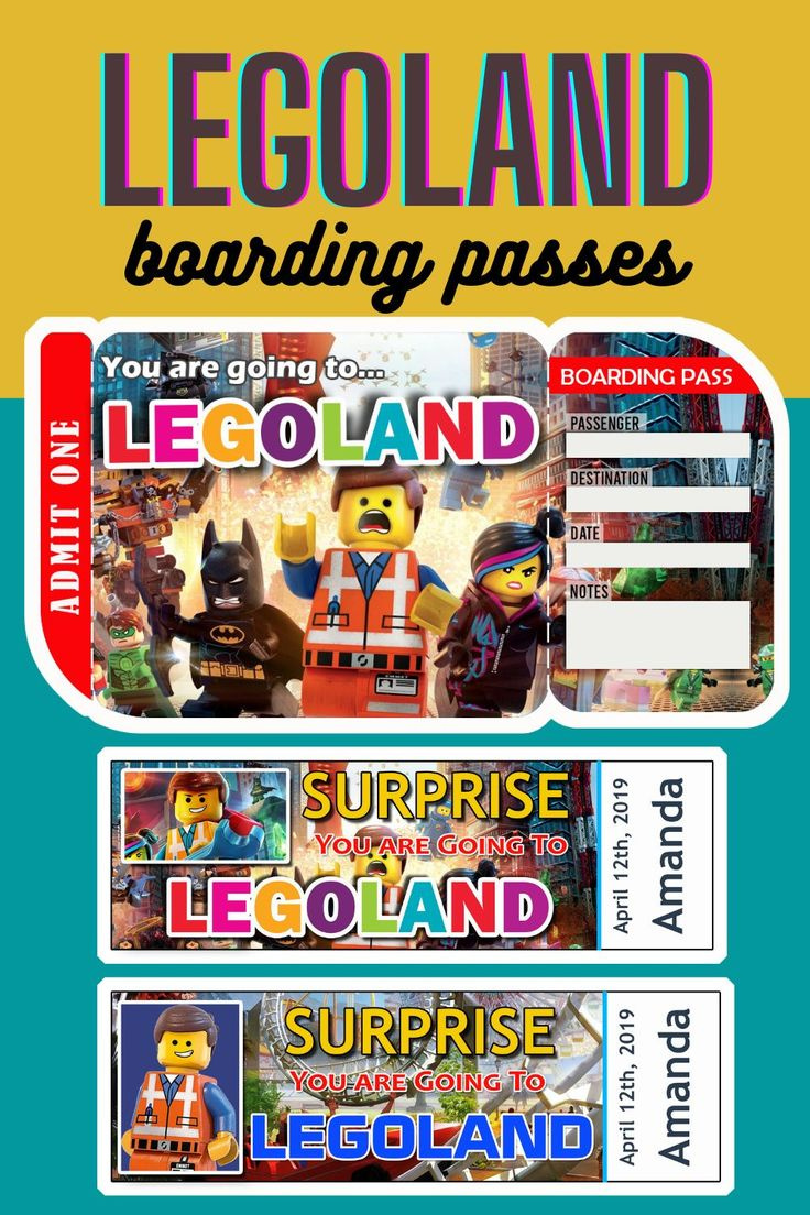 Editable Legoland Boarding Pass Template Pdf inside Free Printable Legoland Ticket Template