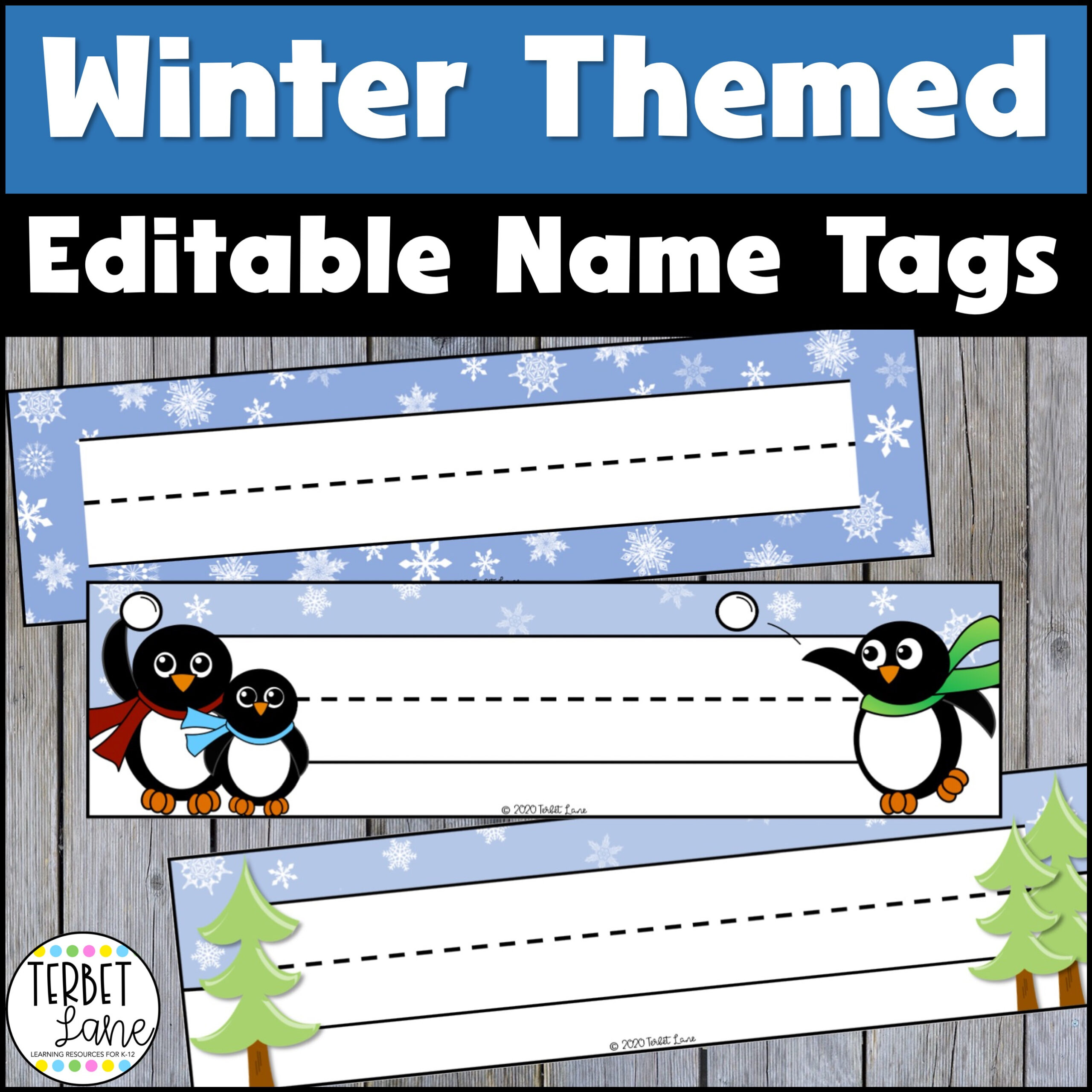 Editable Winter Cubby Tags | Cubby Name Labels | Locker Name Tags pertaining to Free Printable Winter Cubby Tags