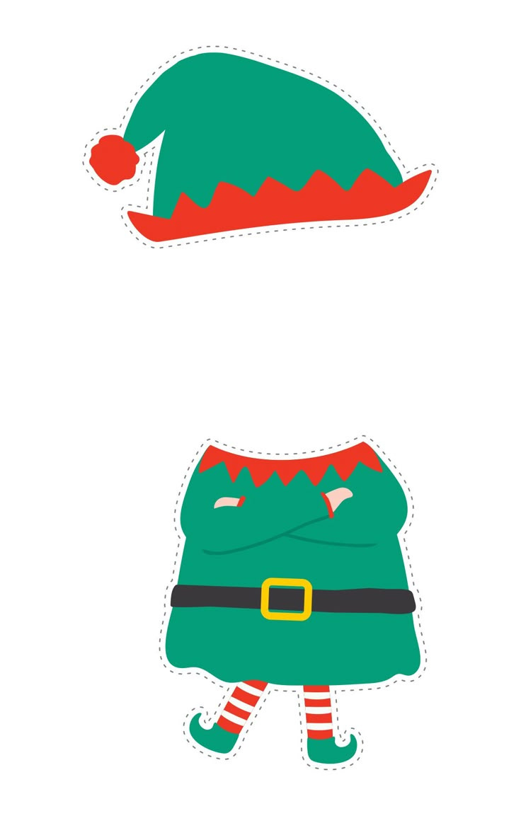 Elf Christmas Templates - 20 Free Pdf Printables | Printablee for Free Christmas Elf Printables