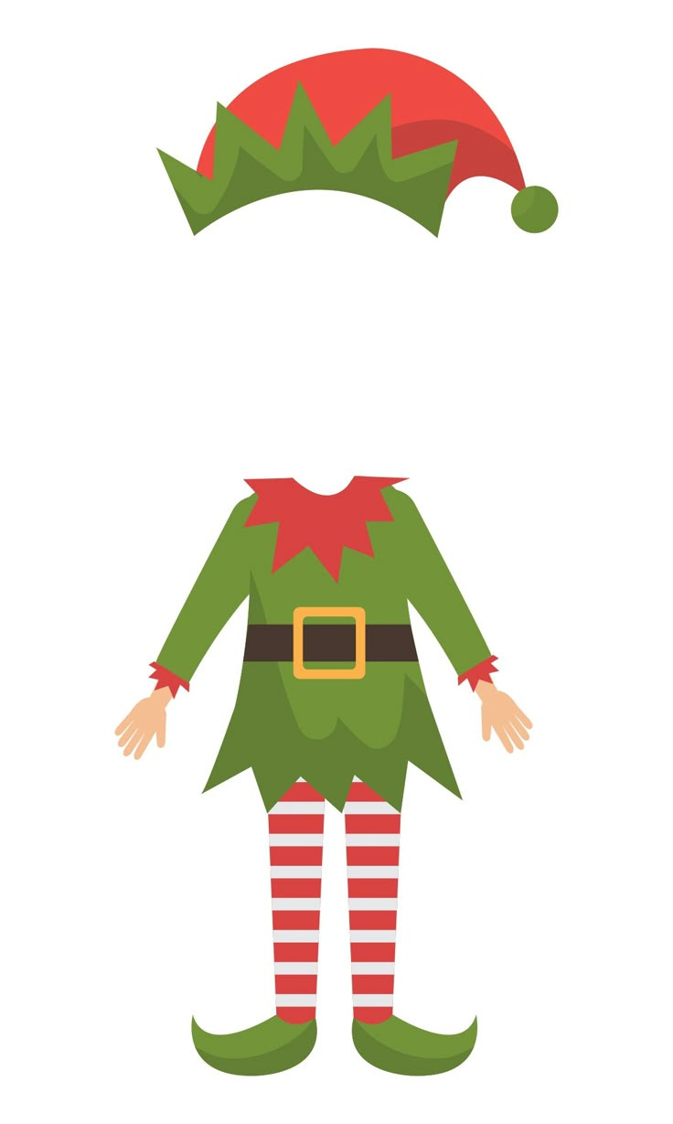 Elf Christmas Templates - 20 Free Pdf Printables | Printablee in Free Christmas Elf Printables