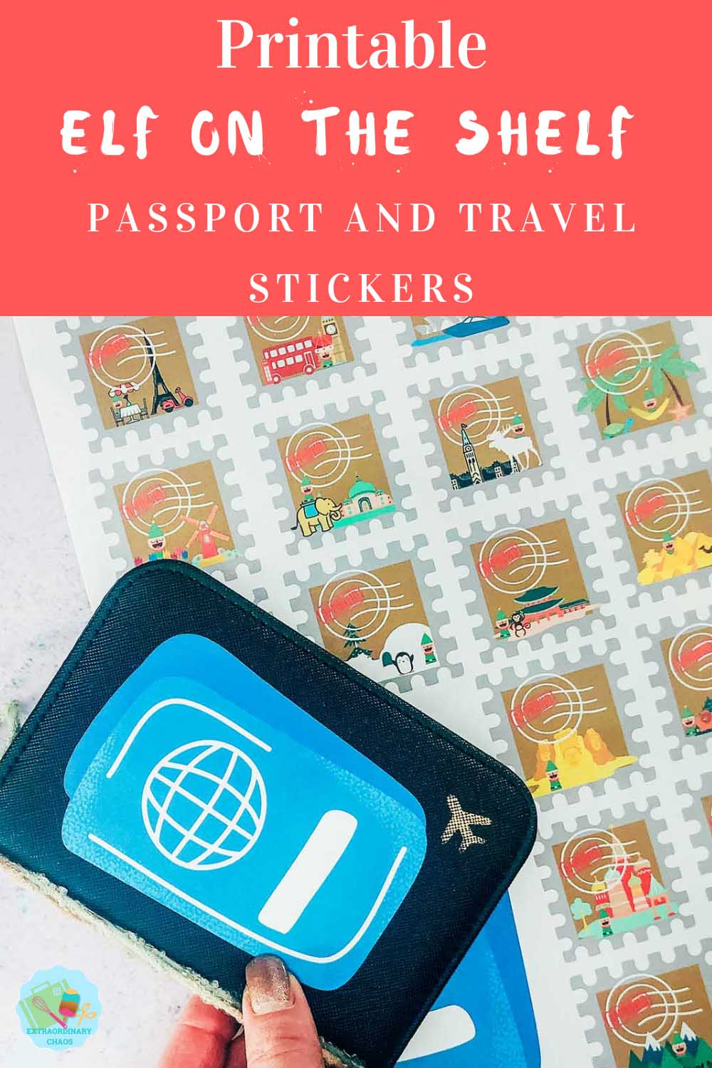 Elf On The Shelf Travel Stamps And Passport Cover ⋆ Extraordinary within Free Printable Elf Passport