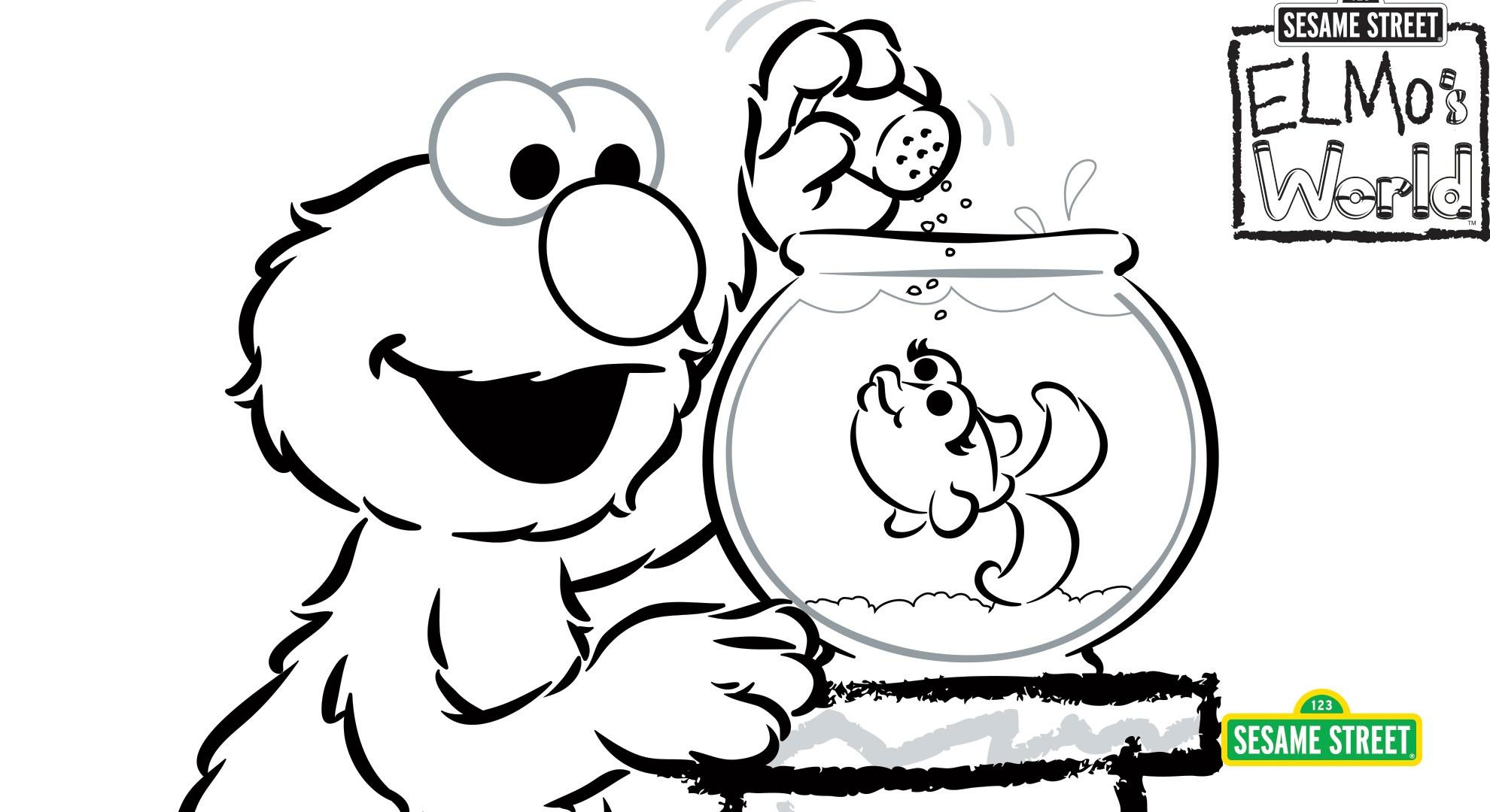 Elmo&amp;#039;S World Coloring Page Printable | Sesame Street | Pbs pertaining to Free Printable Coloring Pages Sesame Street