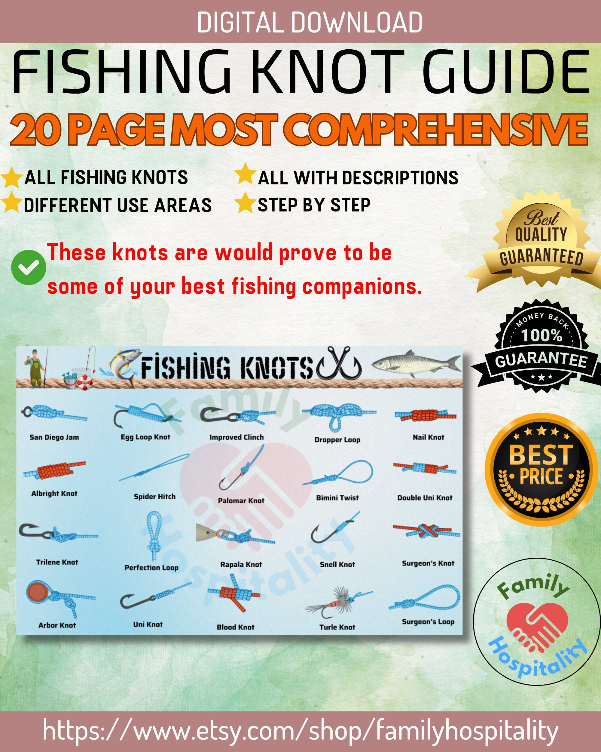 Fishing Knot Printable Fishing Knot Sheet Most Effective Knots regarding Free Printable Fishing Knot Cards