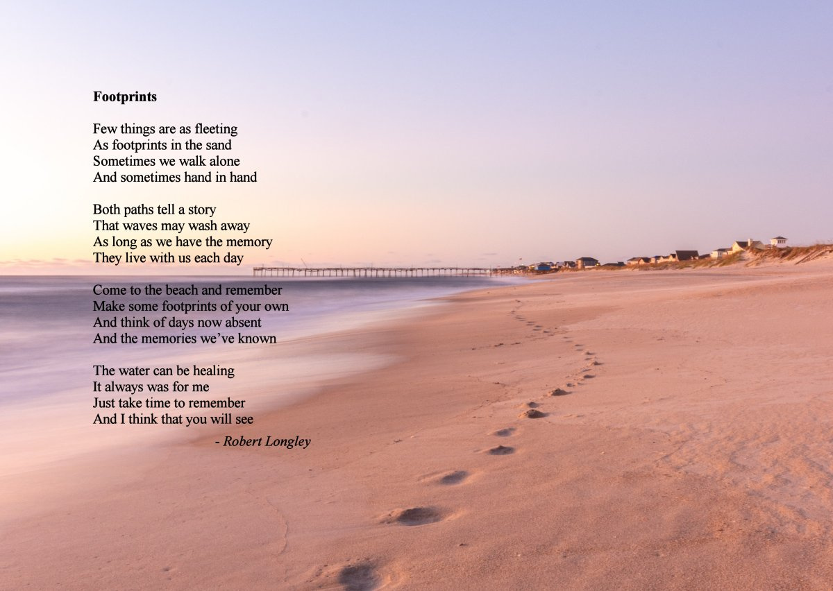 Footprints - Sacred Poems - Inspirational Poetry Books intended for Free Printable &amp;#039;Footprints In The Sand&amp;#039; Poem