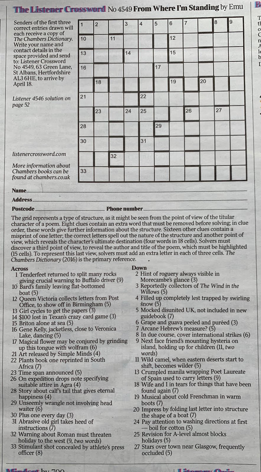 Forget What Did: Emu&amp;#039;S Difficult Second Album with regard to Free Printable Cryptic Crosswords Globe And Mail