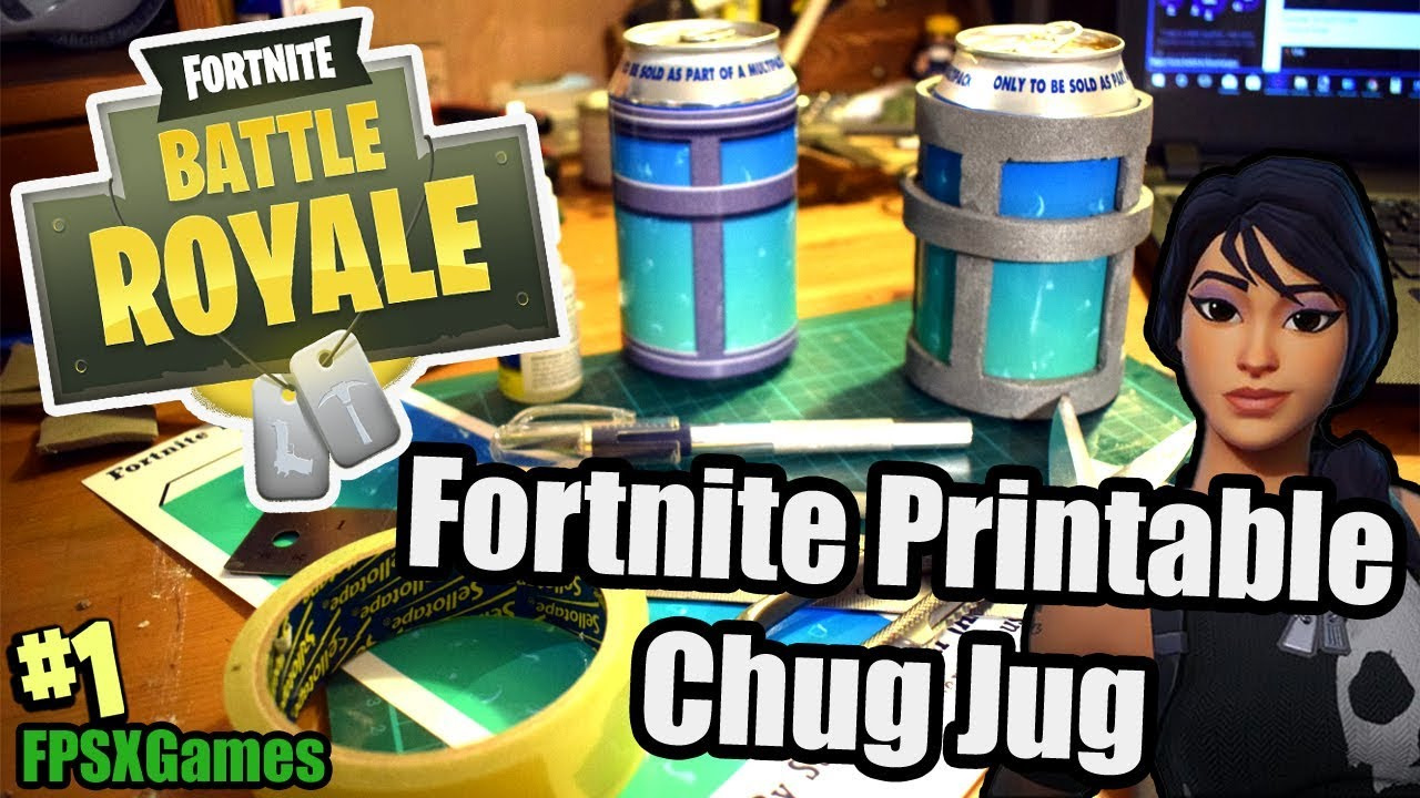 Fortnite Printable Chug Jug pertaining to Fortnite Chug Jug Printable Free Soda Can