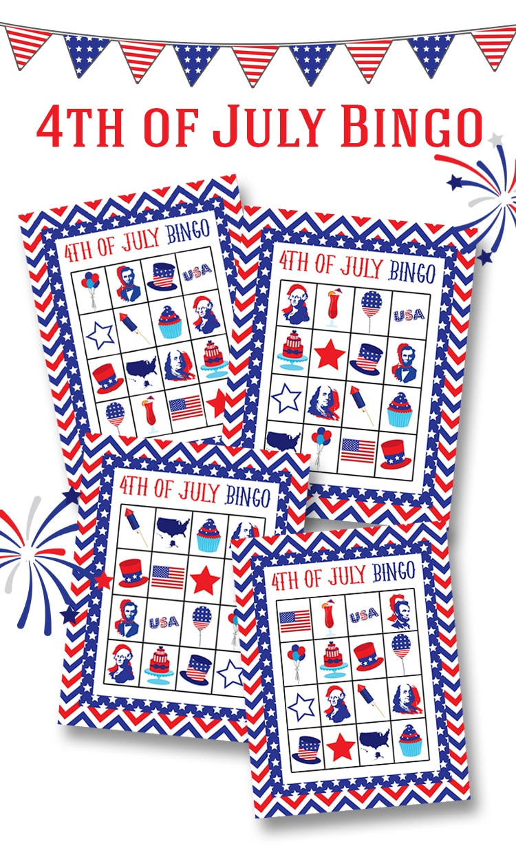 Free 4Th Of July Bingo Printable – Let&amp;#039;S Diy It All – With Kritsyn throughout 4Th Of July Bingo Free Printable