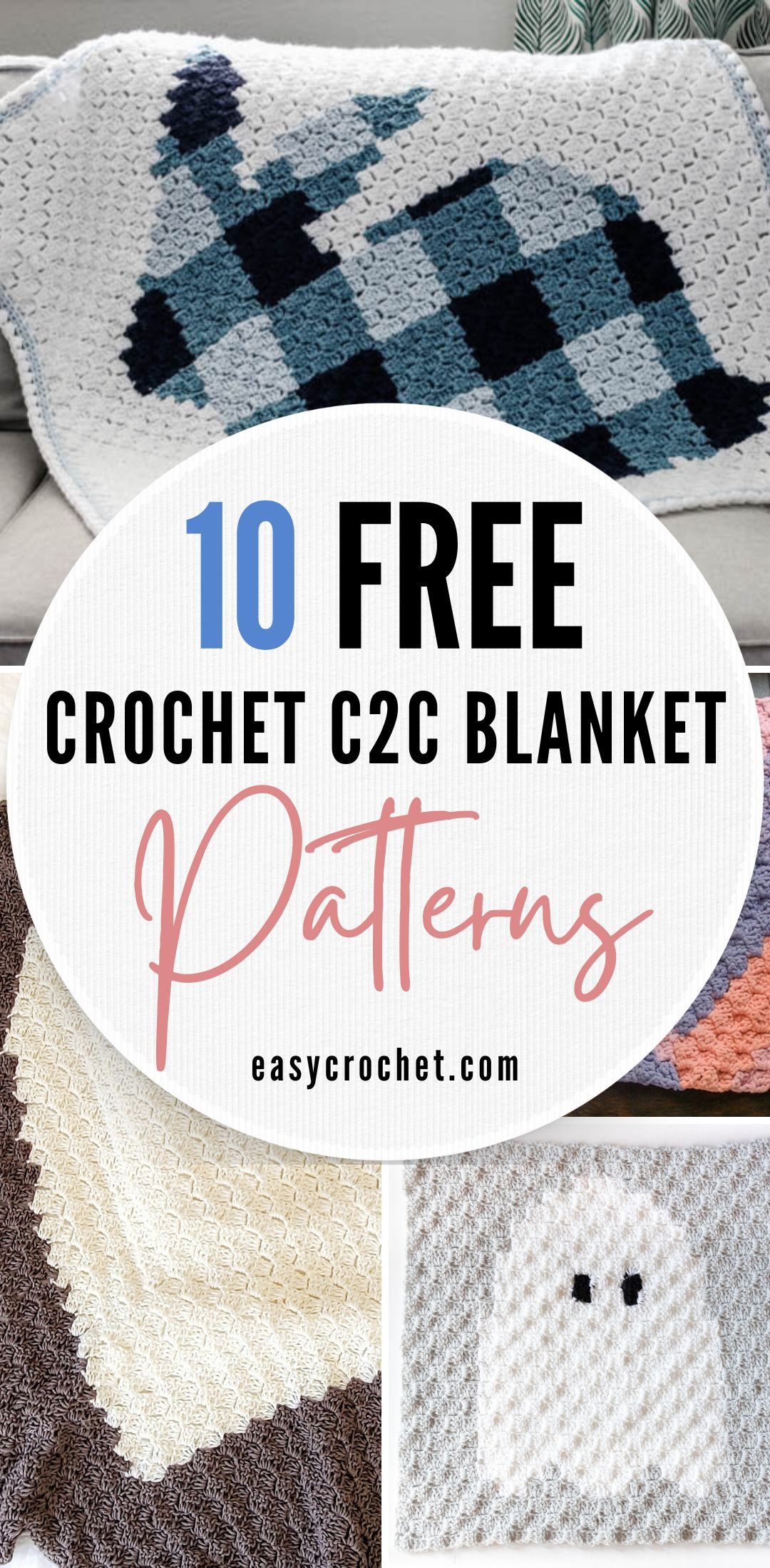 Free And Easy Crochet Graphgan Patterns Using C2C - Easy Crochet with Printable Free C2C Crochet Graphgan Patterns