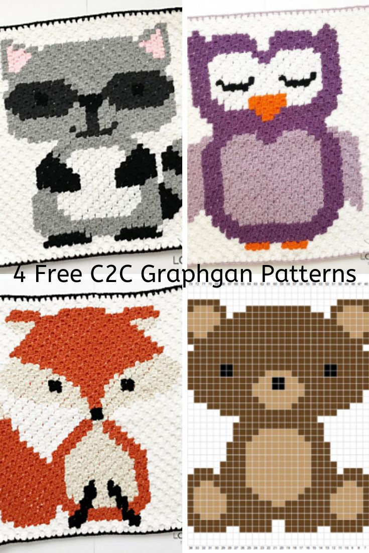 Free C2C Crochet Graphgan Patterns with Printable Free C2C Crochet Graphgan Patterns