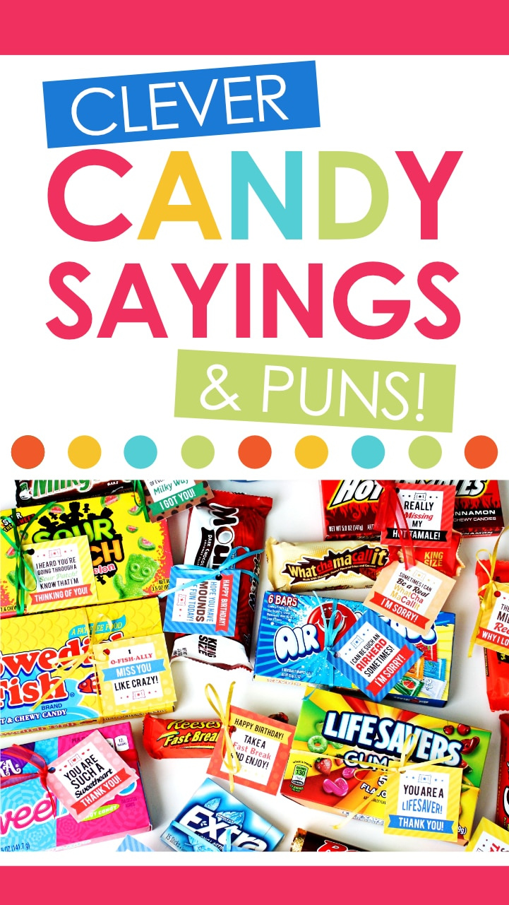 Free Candy Bar Gift Tags With Clever Candy Puns - The Dating Divas regarding Free Printable Candy Bar Sayings