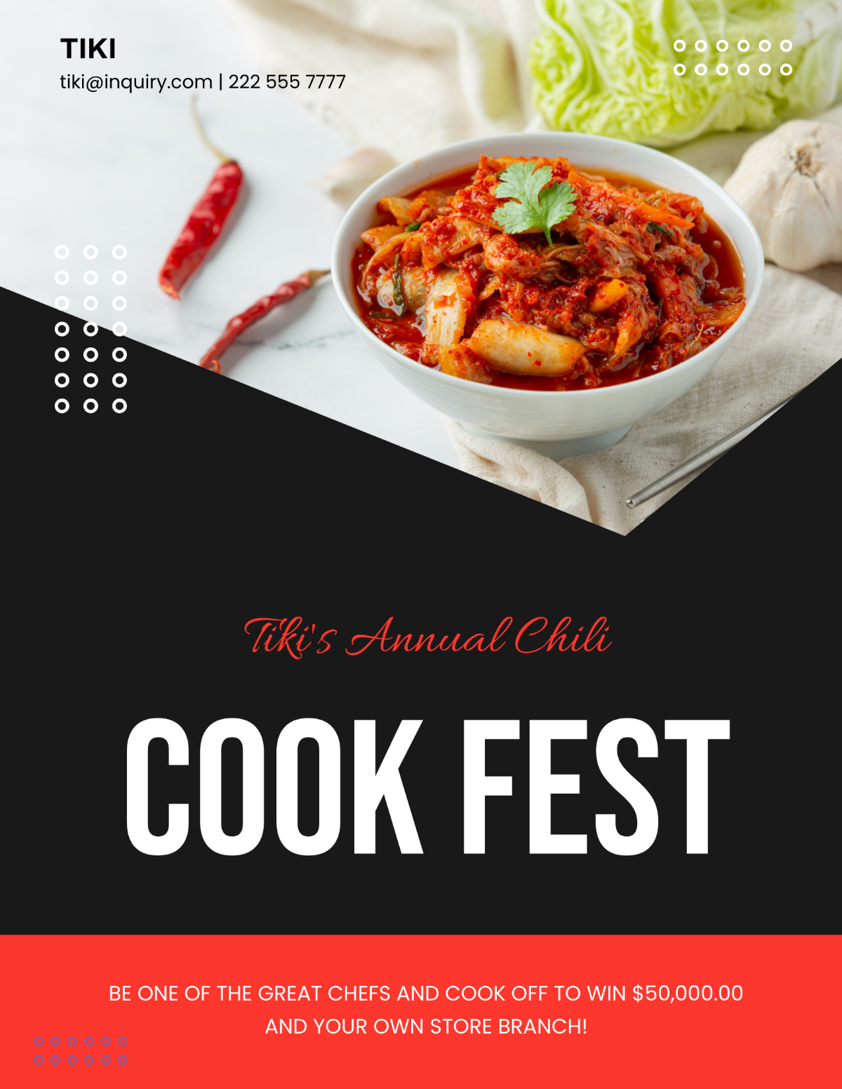 Free Chili Cook Off Flyer Templates, Editable And Printable pertaining to Printable Chili Cook Off Flyer Template Free