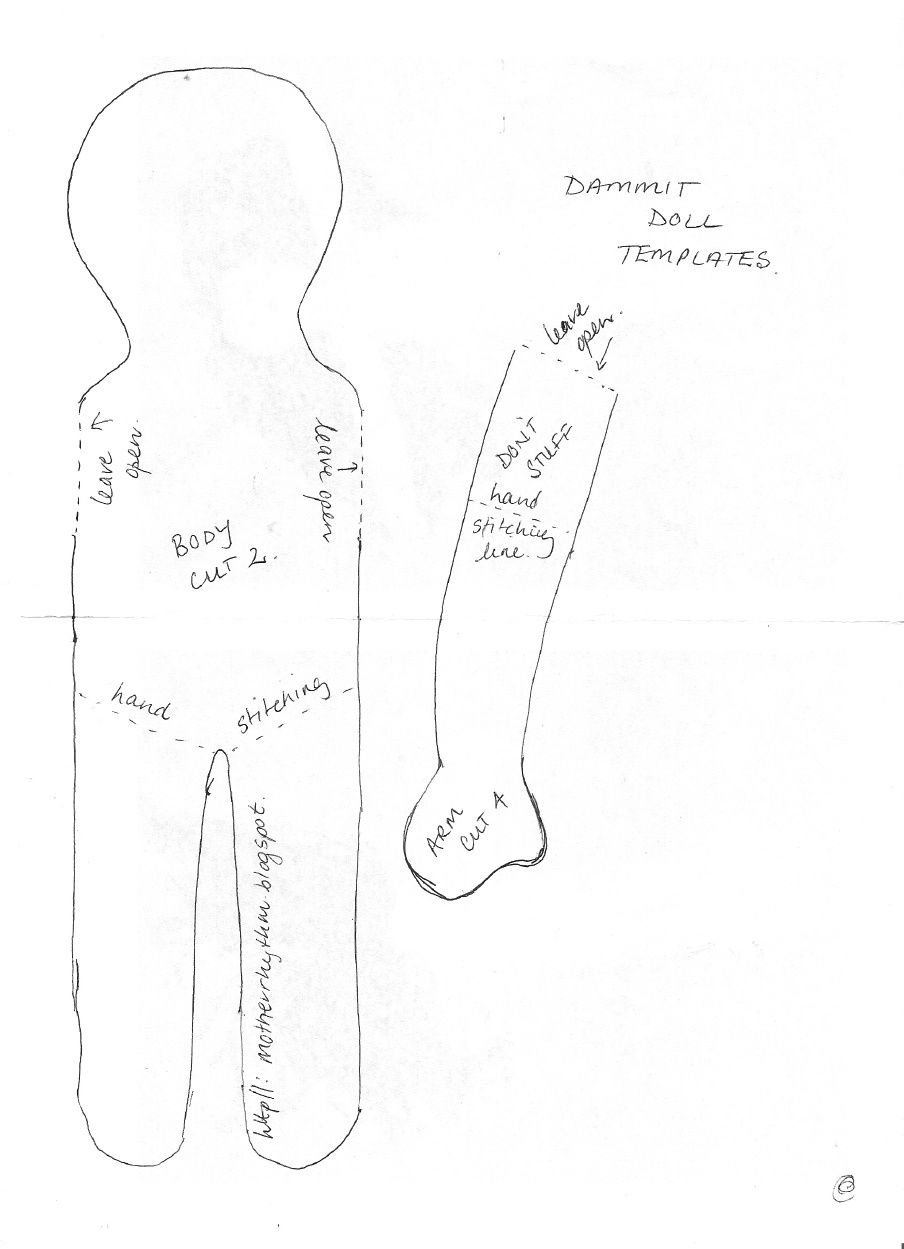 Free Dammit Shop Doll Pattern regarding Printable Free Printable Dammit Doll Pattern