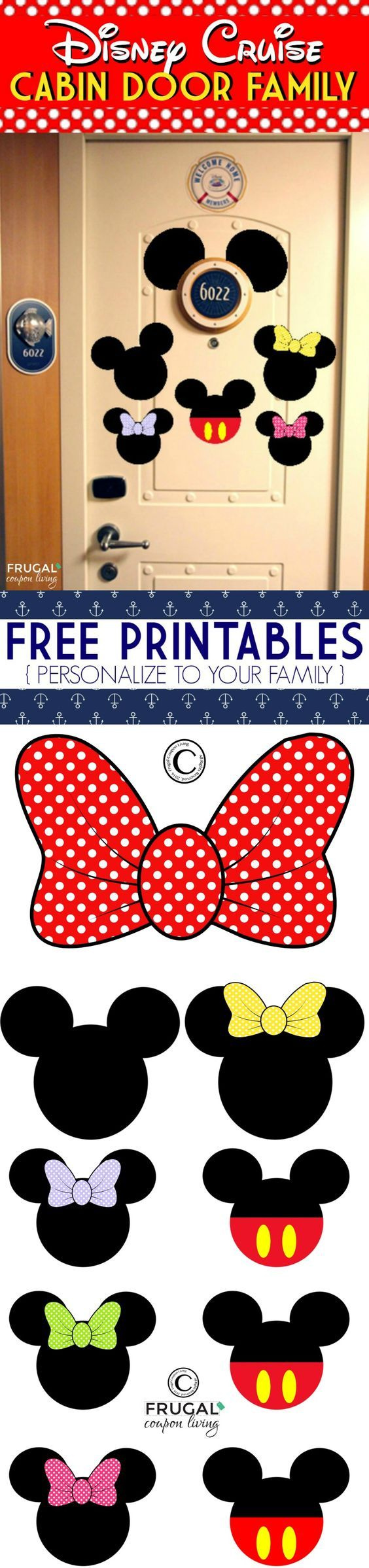 Free Disney Cruise Door Printables for Disney Cruise Door Decorations Free Printables