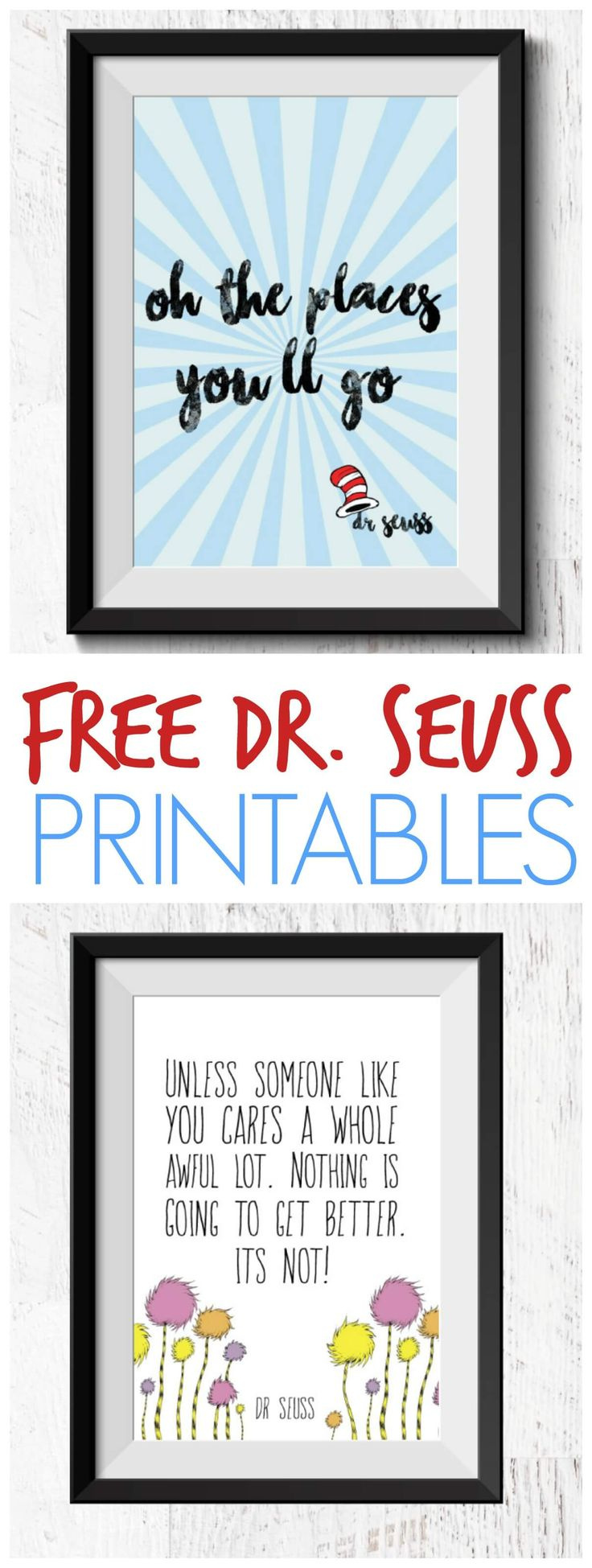 Free Dr. Seuss Printable Quotes + Books For $1.20 Each! in Dr Seuss Quotes Free Printables