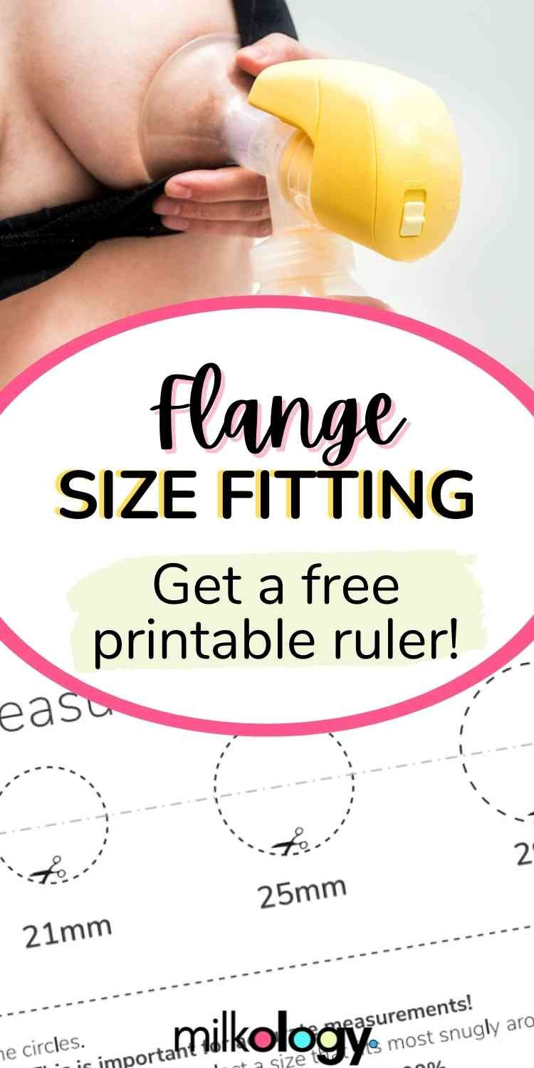 Free Flange Size Ruler (Free Printable!) — Milkology® within Free Printable Flange Size Ruler