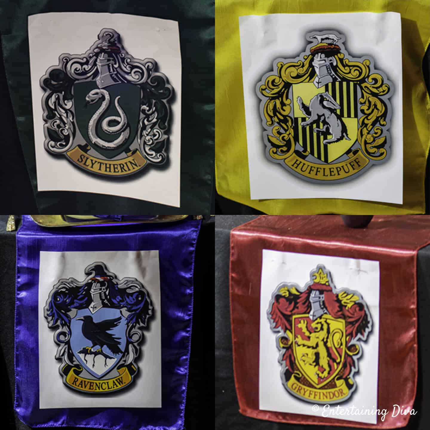 Free Harry Potter Printables And Fonts pertaining to Hogwarts House Crests Printable Free