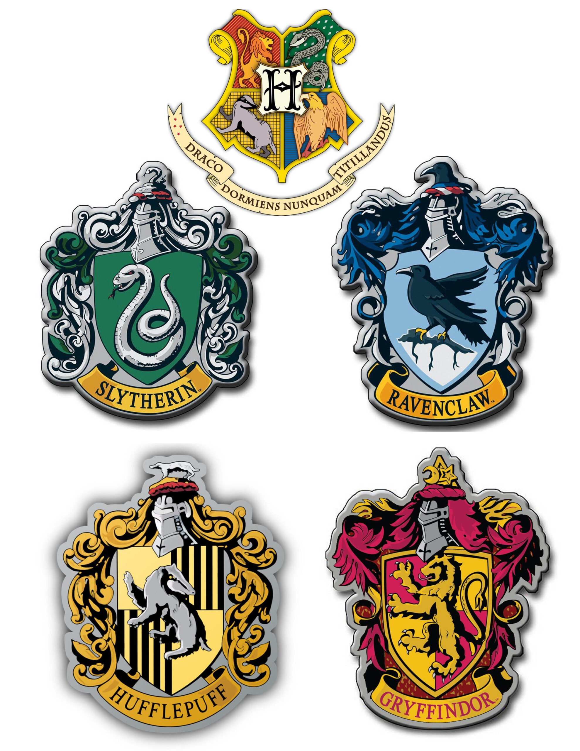 Free Harry Potter Printables And Fonts within Hogwarts House Crests Printable Free