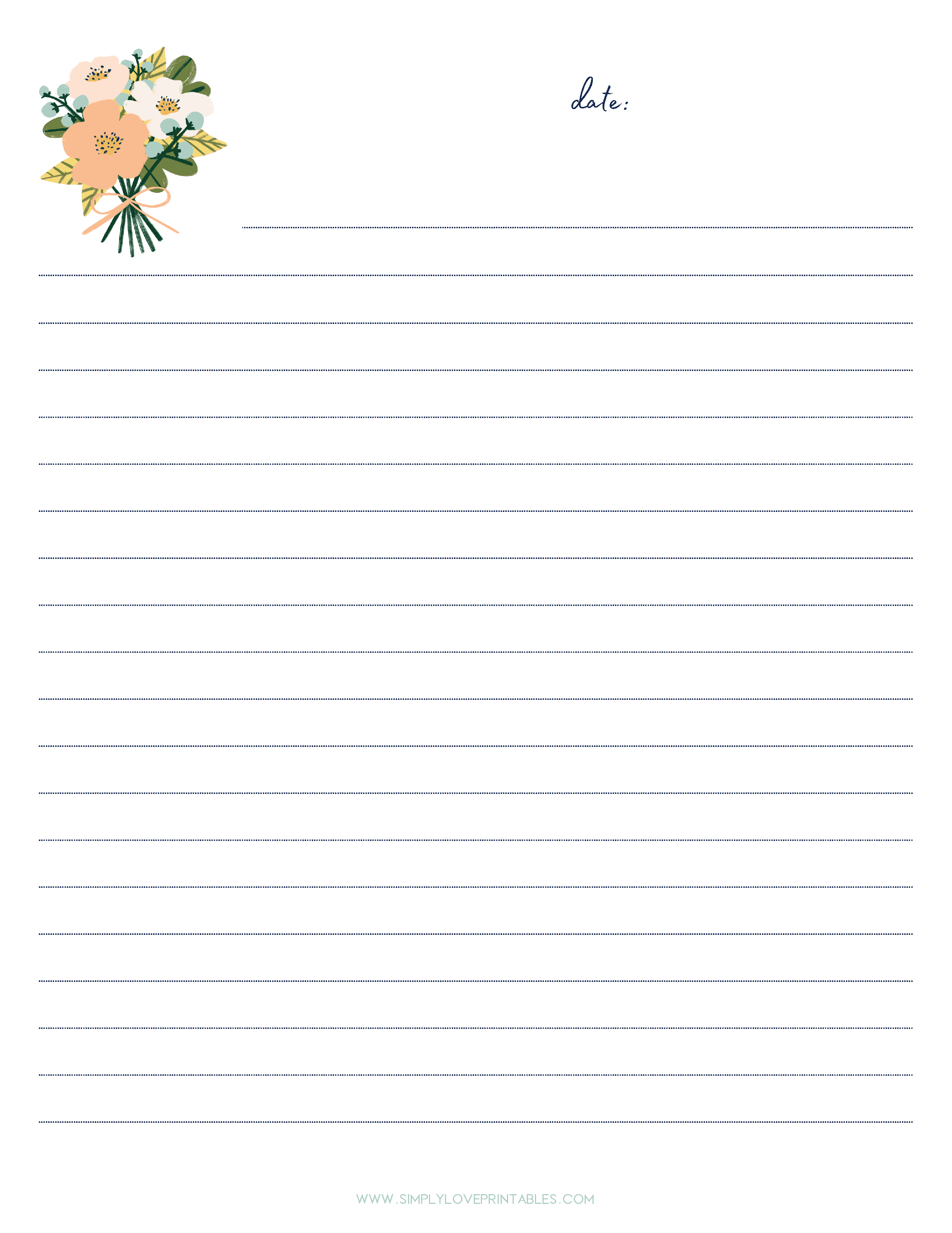 Free Journal Printable Pages - Simply Love Printables for Free Journaling Pages Printables