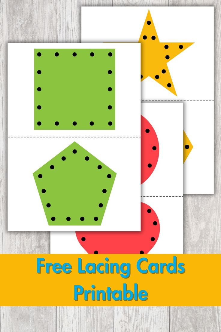 Free Lacing Card Printables throughout Lacing Cards Free Printable