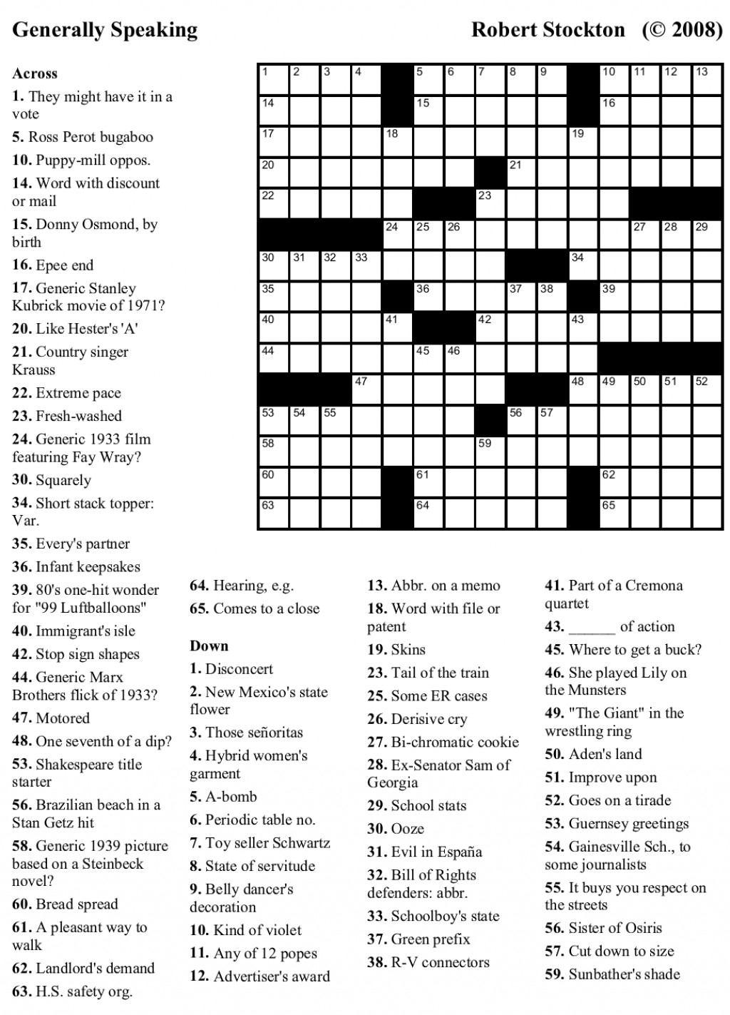 Free Online Crossword Maker Printable in Free Crossword Generator Printable