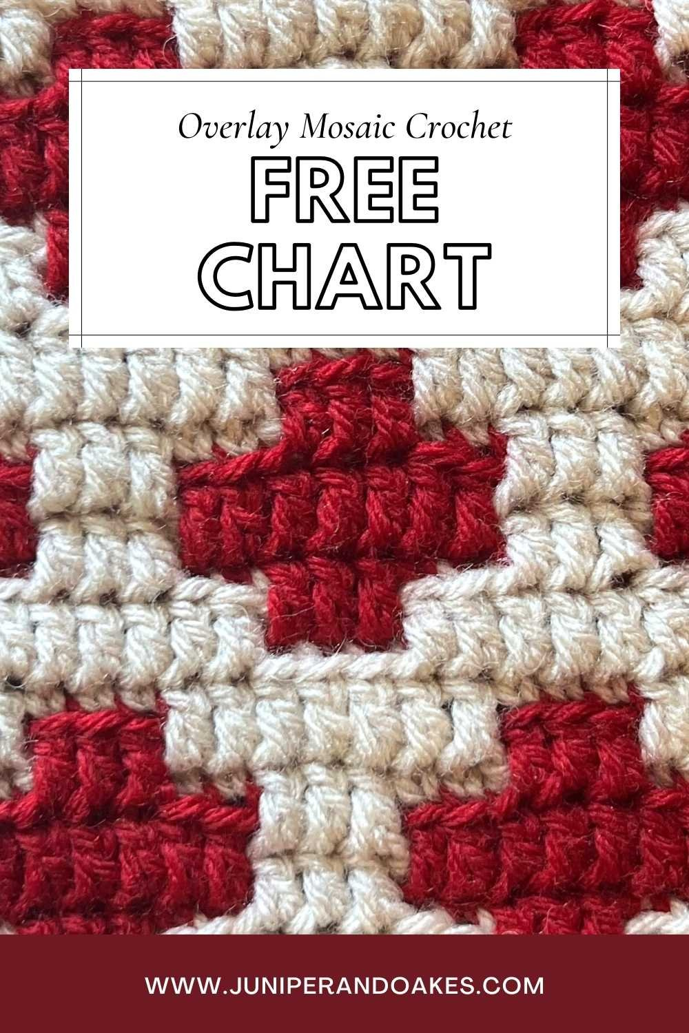 Free Overlay Mosaic Crochet Chart - Hygge Cross - Mosaic Nordic pertaining to Free Printable Mosaic Crochet Patterns