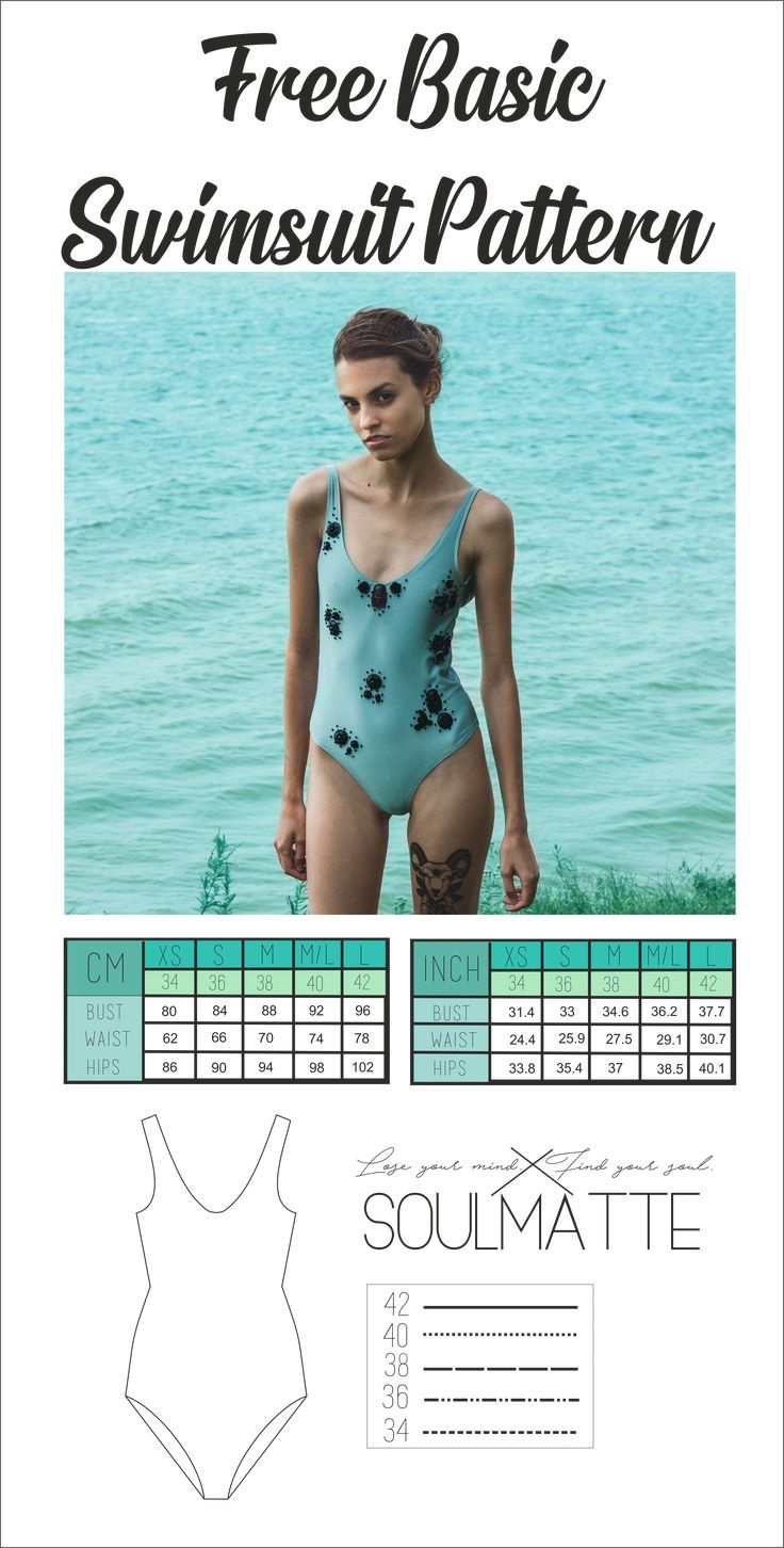 Free Pdf Download Printable Basic Swimsuit intended for Printable Swimsuit Patterns Free