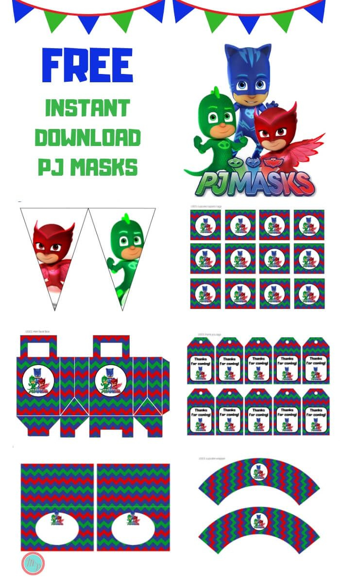 Free Pj Masks Party Printable - Magical Printable regarding Pj Masks Free Printables