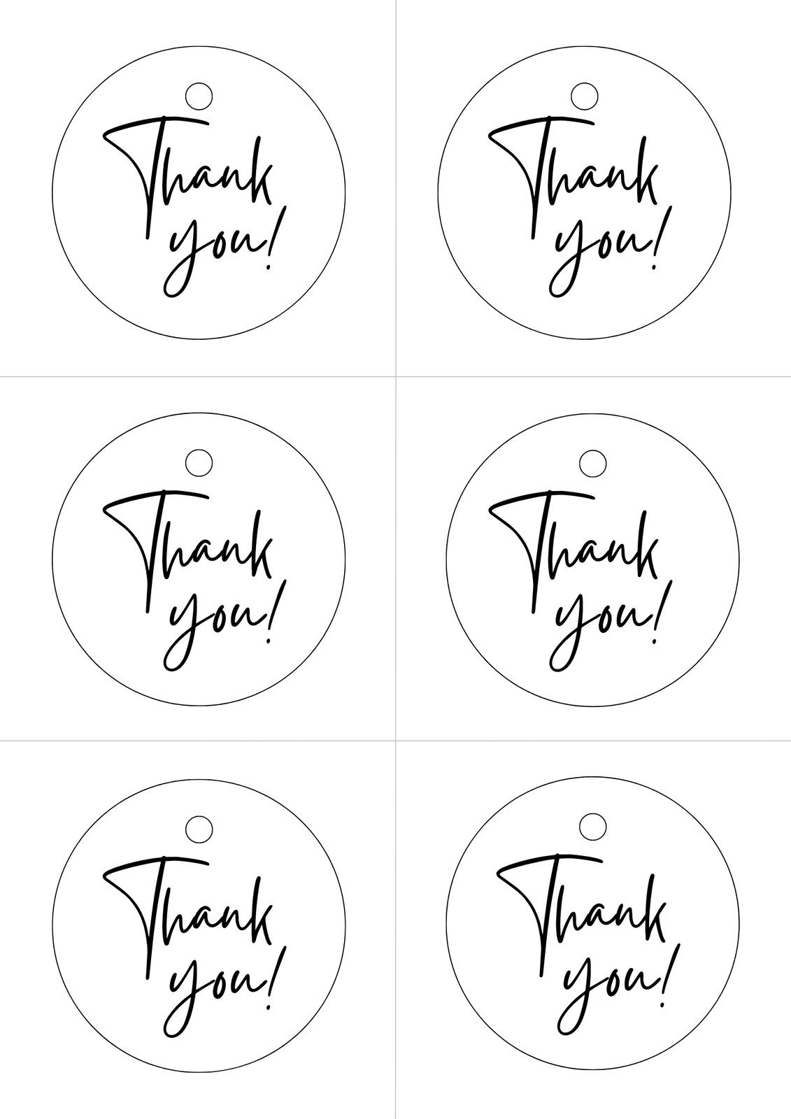 Free, Printable And Customizable Gift Tag Templates | Canva within Free Thank You Tags Printable