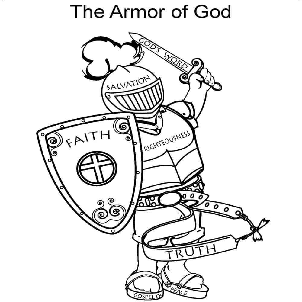 Free, Printable Armor Of God Activities On Sunday School Zone inside Armor Of God Free Printable