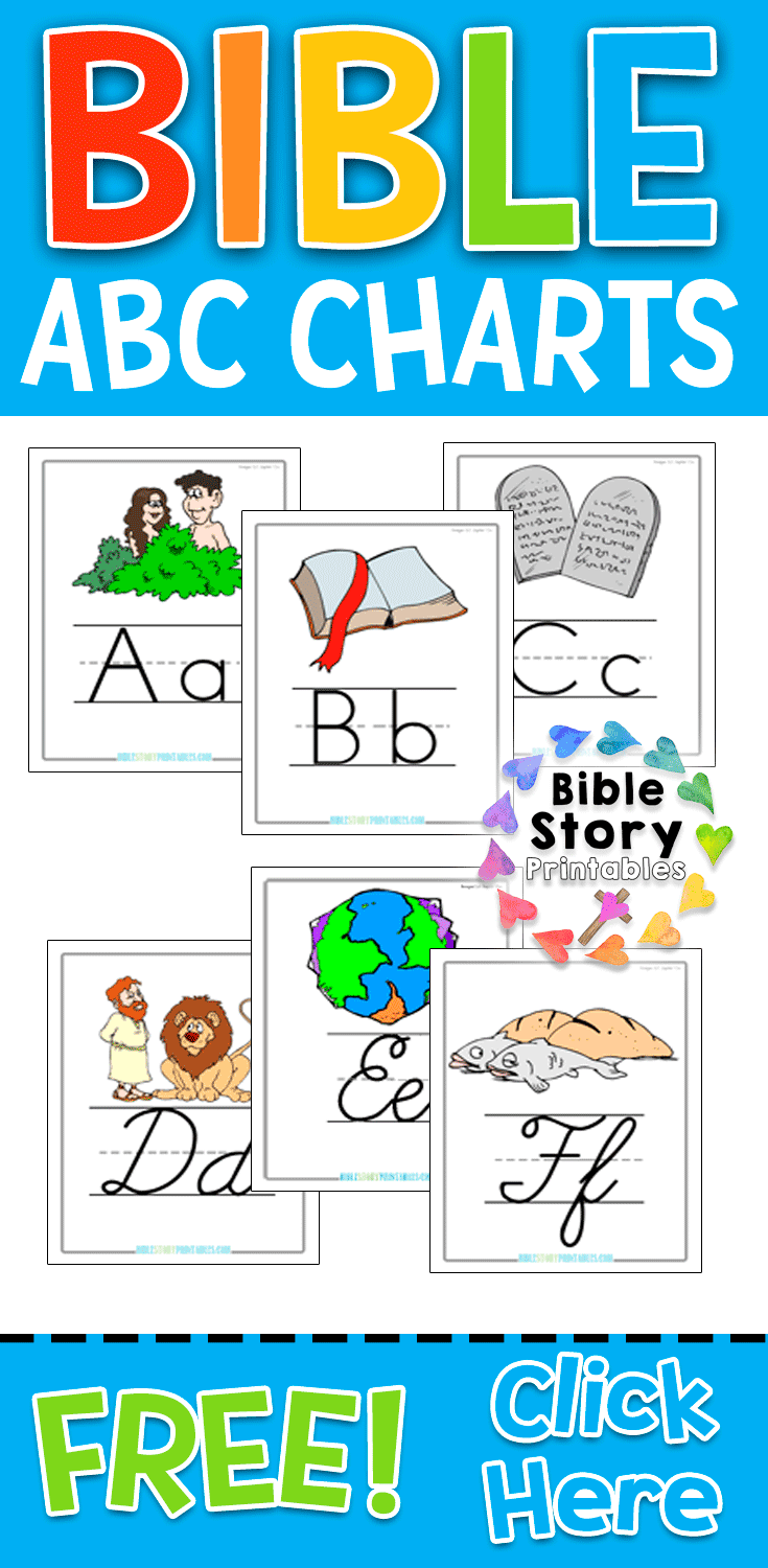 Free Printable Bible Alphabet Charts: Print &amp;amp; Cursive regarding Bible Abc Printables Free