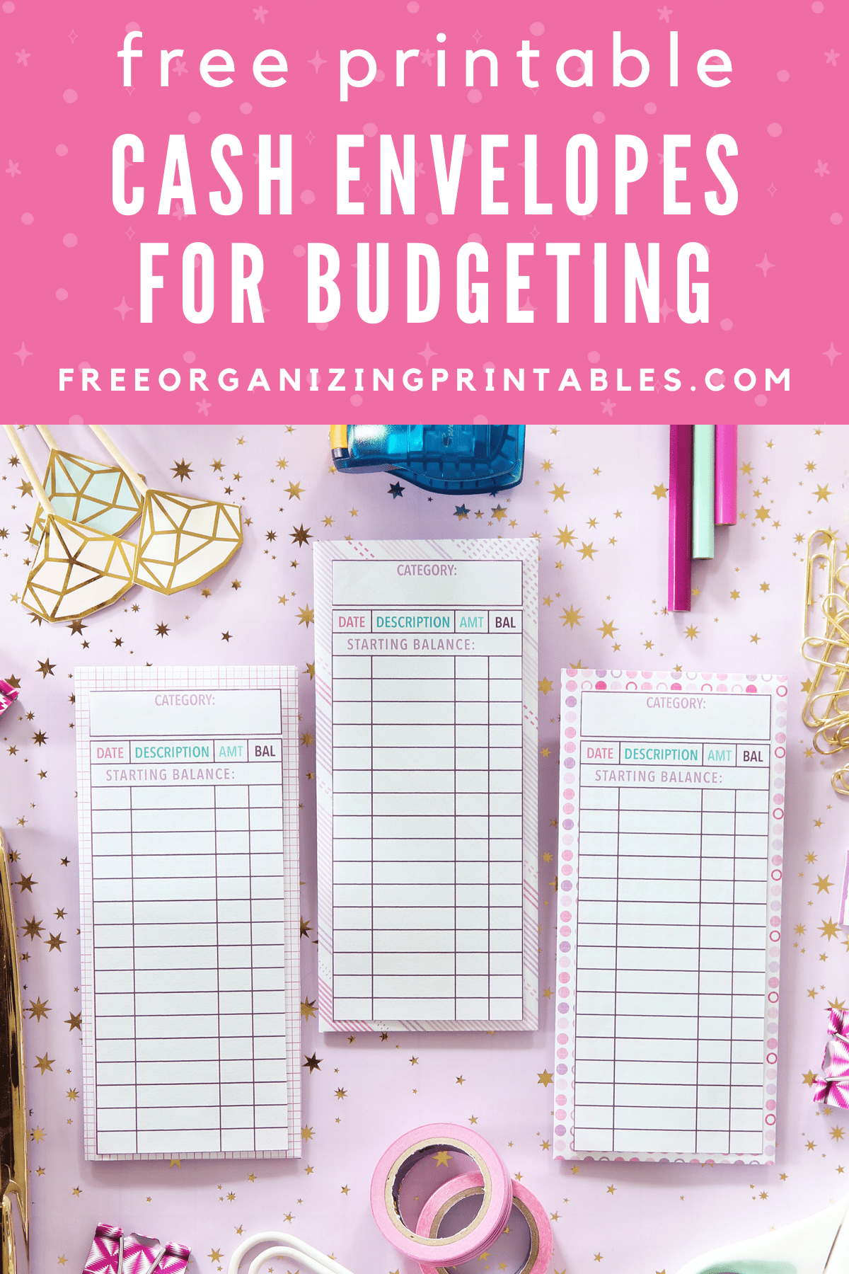 Free Printable Cash Envelopes For Budgeting with regard to Free Cash Stuffing Printables