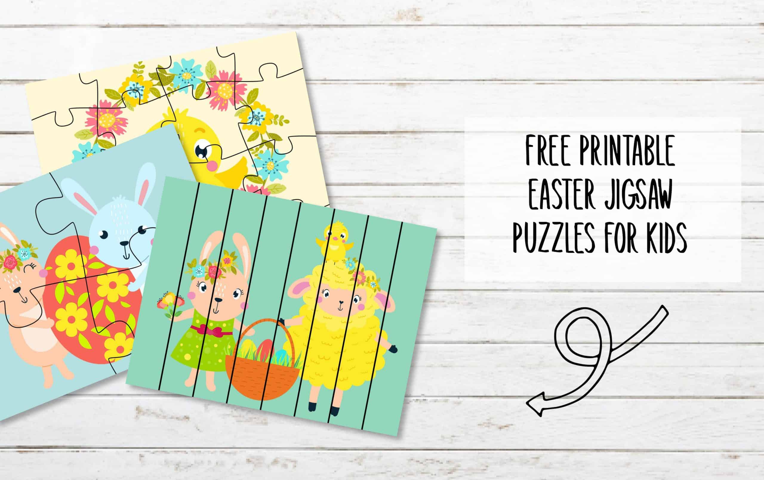 Free Printable Easter Jigsaw Puzzles For Kids - My Printable Home in Free Printable Easter Puzzle