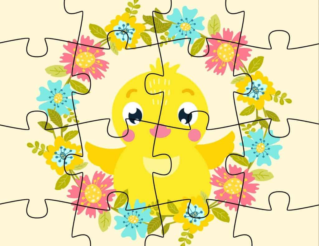 Free Printable Easter Jigsaw Puzzles For Kids - My Printable Home throughout Free Printable Easter Puzzle